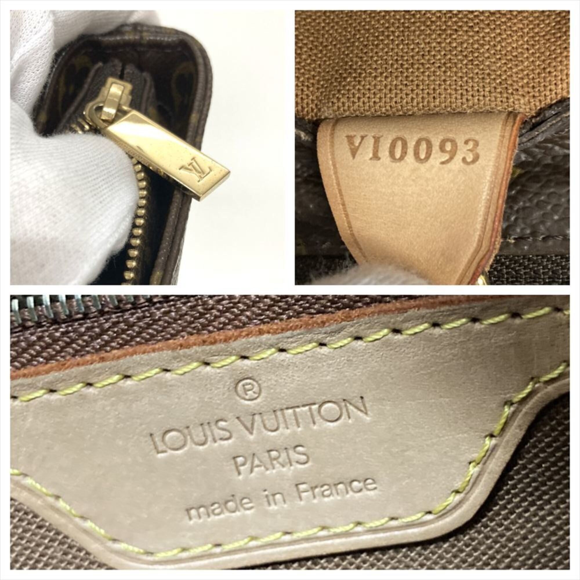 Louis Vuitton Brown Monogram Canvas Tote Bag (Pre-Owned)