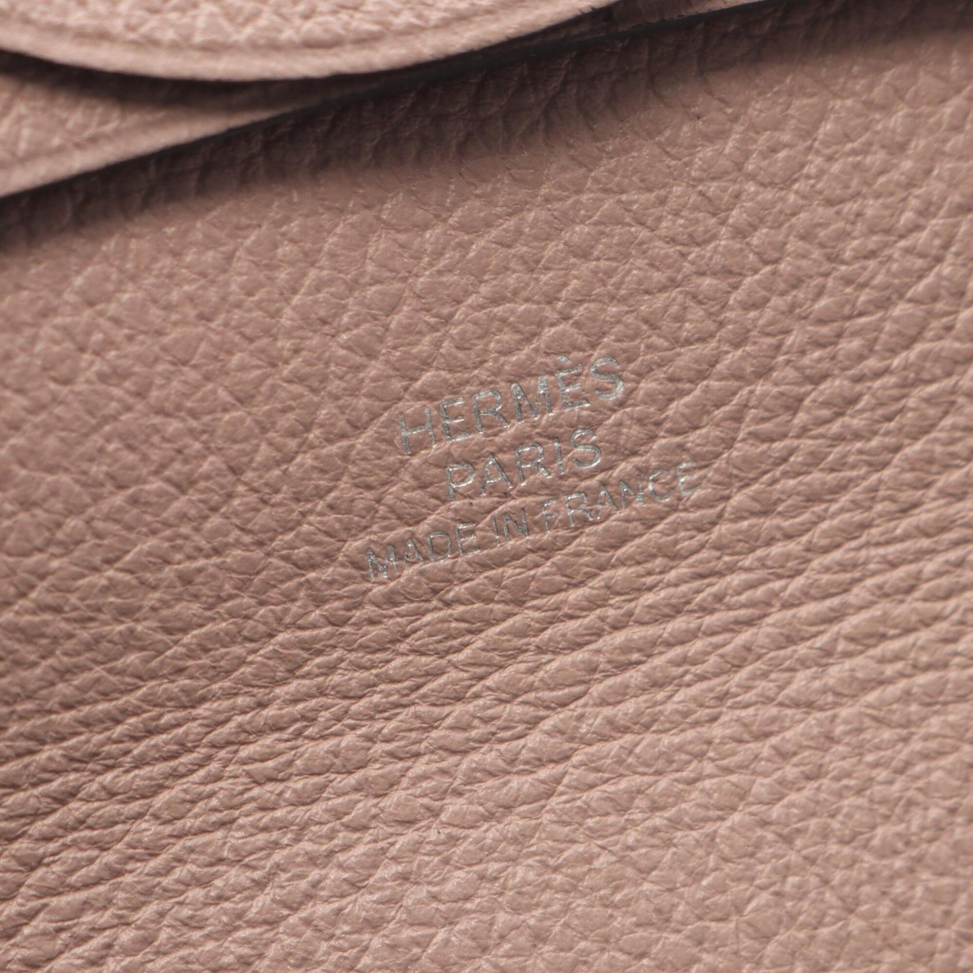 Hermes Pink Coin Purse/Coin Case (Pre-Owned)