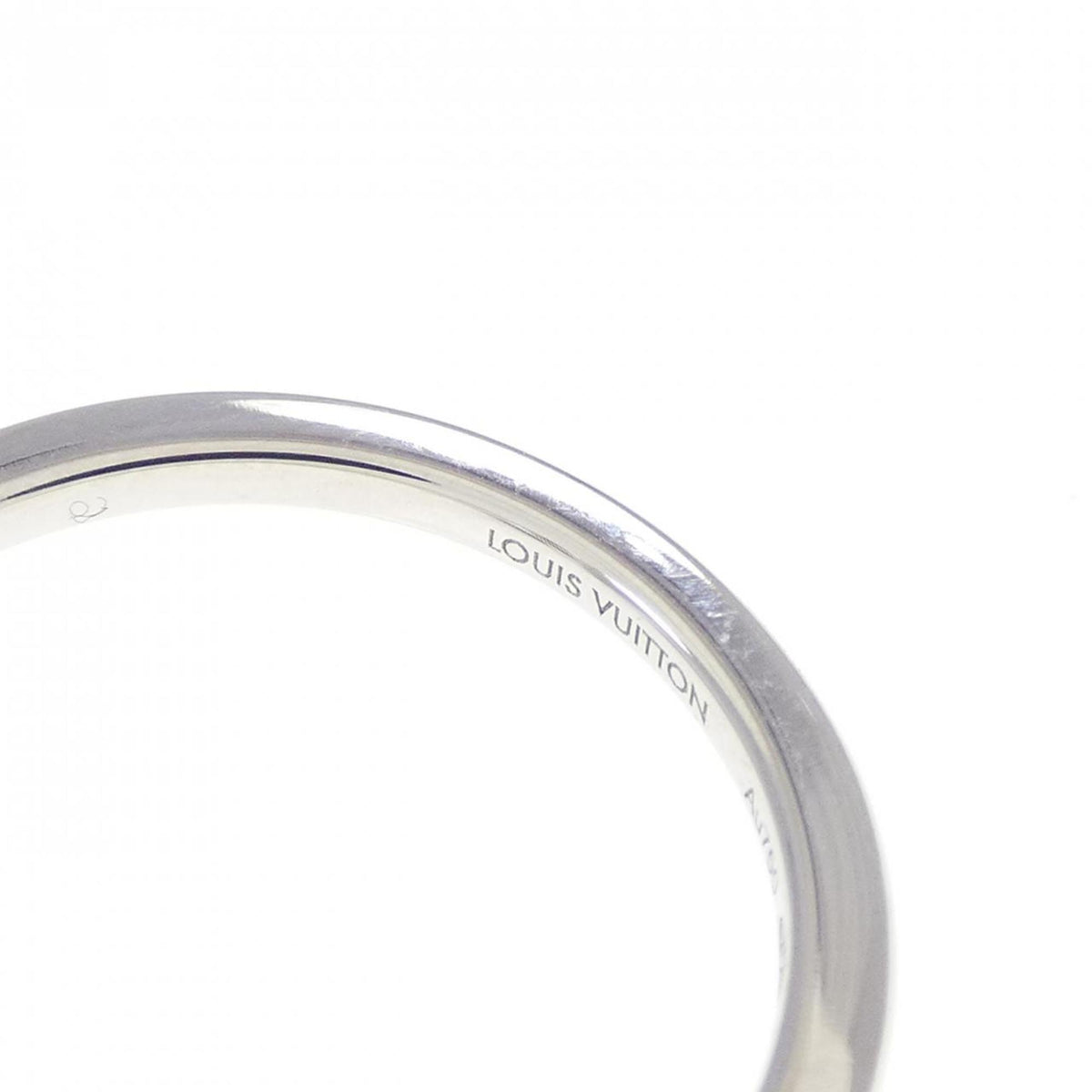 Louis Vuitton White Gold (18K) Band Ring (Pre-Owned)