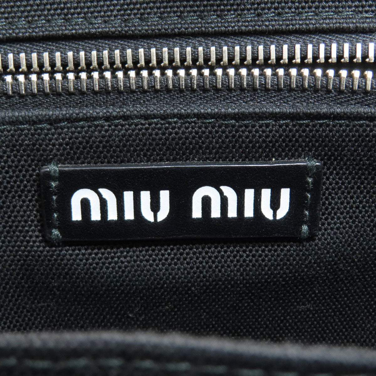 Miu Miu Black Canvas Handbag (Pre-Owned)