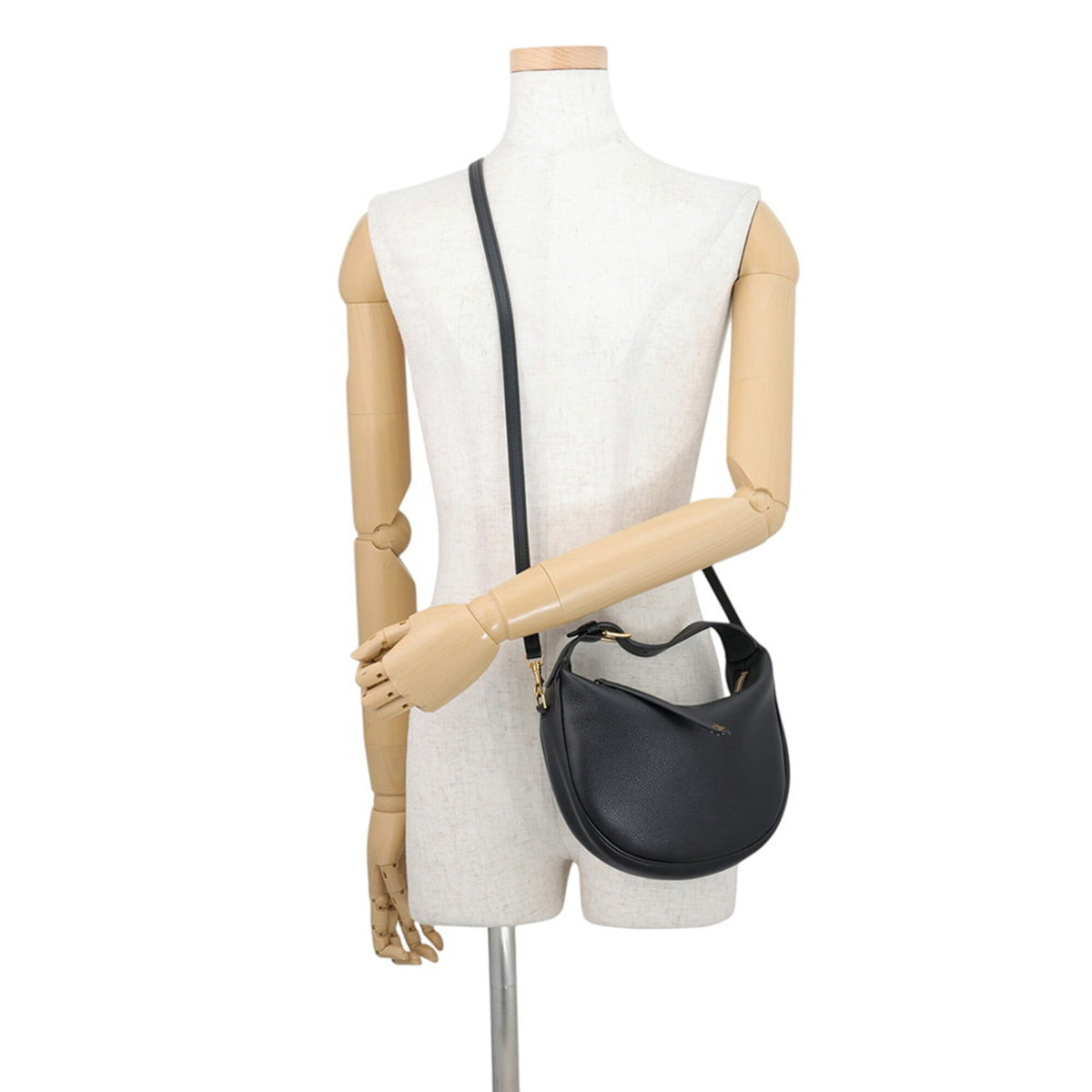 Celine Black Leather Handbag Shoulder Bag (Pre-Owned)