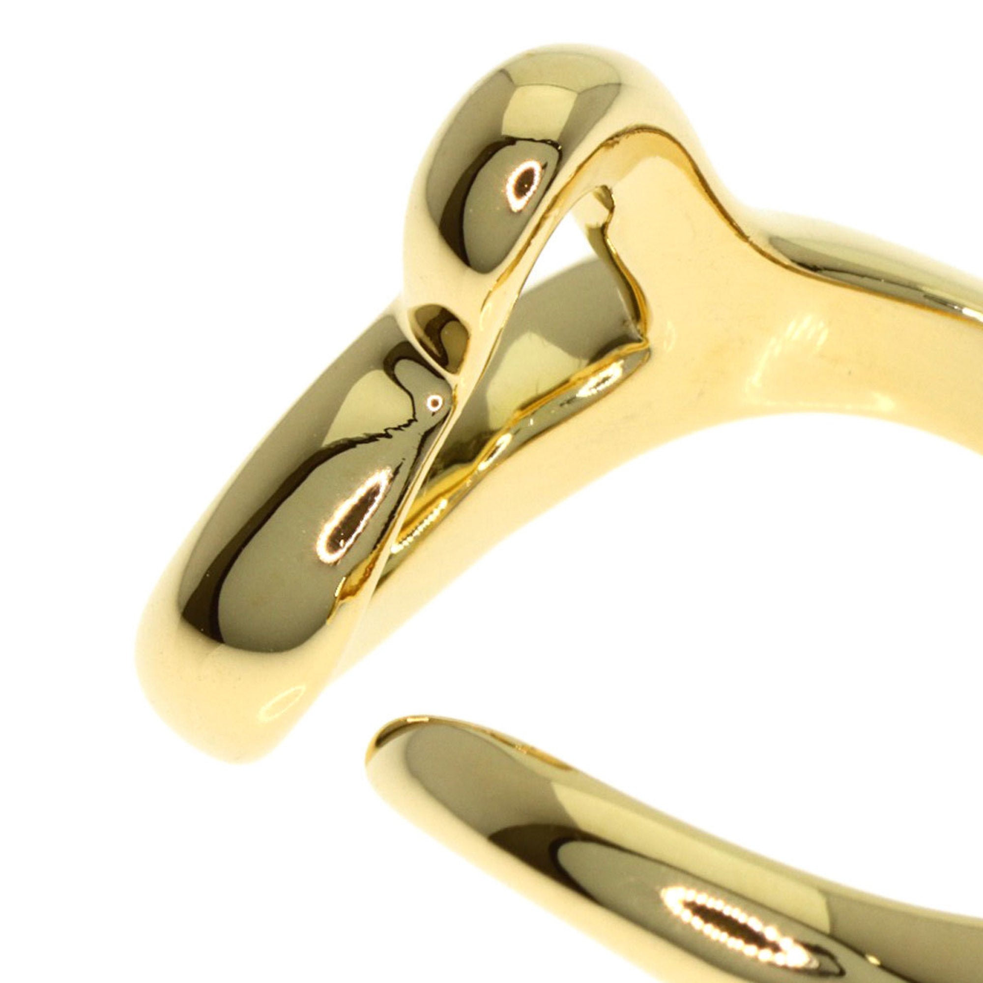 Tiffany Open Heart Yellow Gold (18K) Band Ring (Pre-Owned)