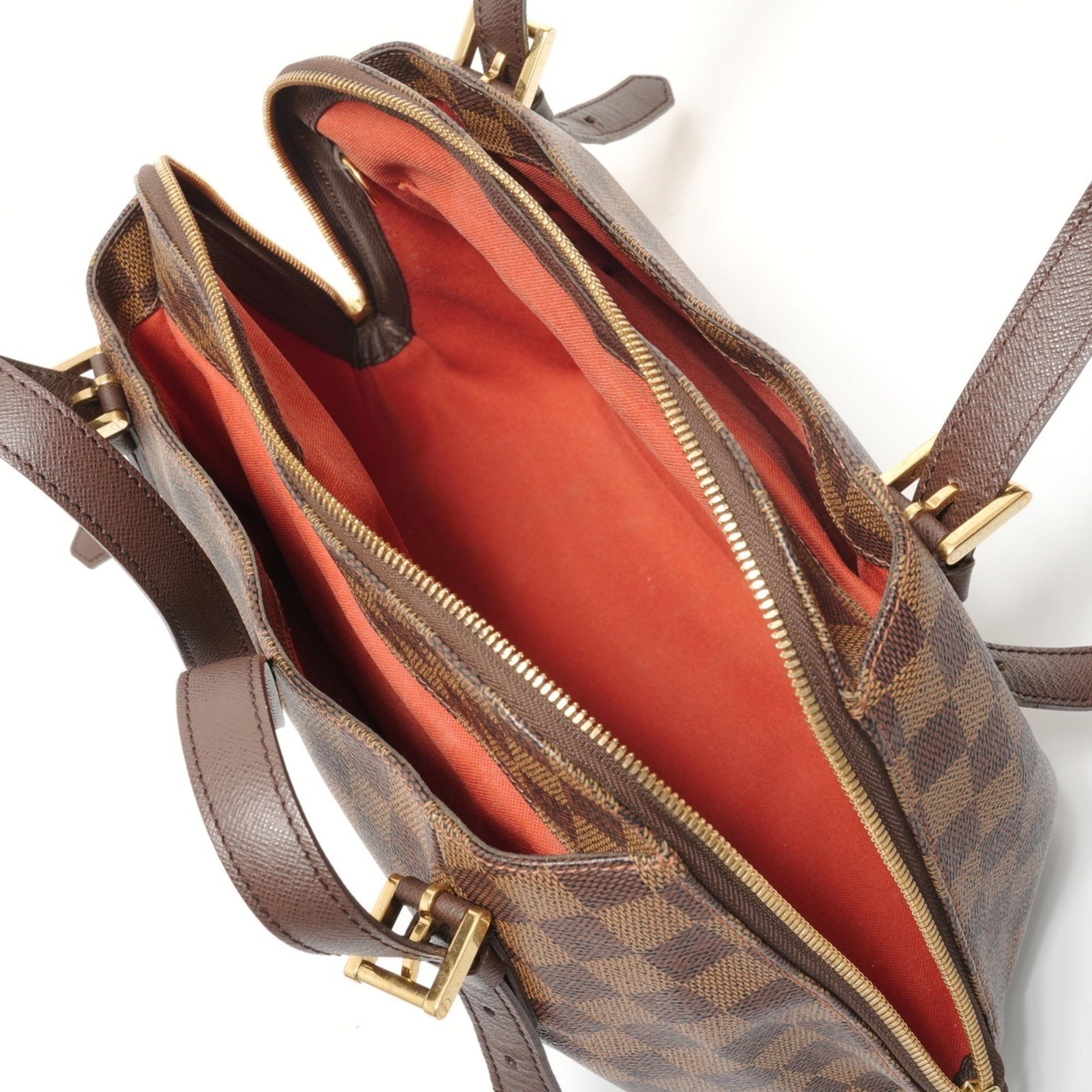 Louis Vuitton Brown Damier Canvas Handbag (Pre-Owned)
