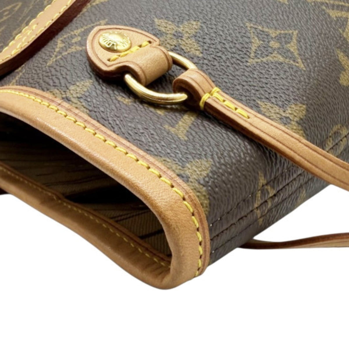 Louis Vuitton Brown Monogram Handbag Tote Bag (Pre-Owned)