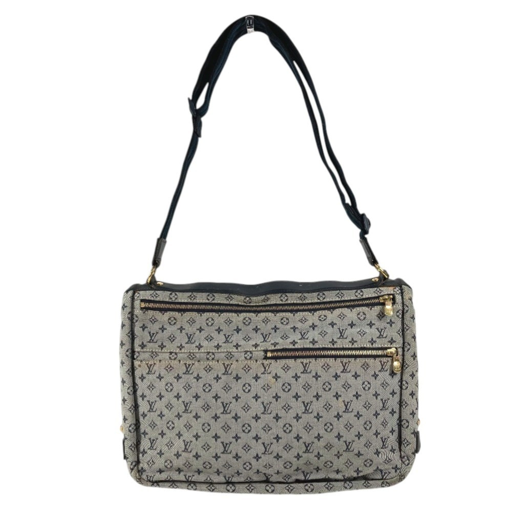 Louis Vuitton Navy Monogram Mini Messenger Bag Shoulder Bag (Pre-Owned)
