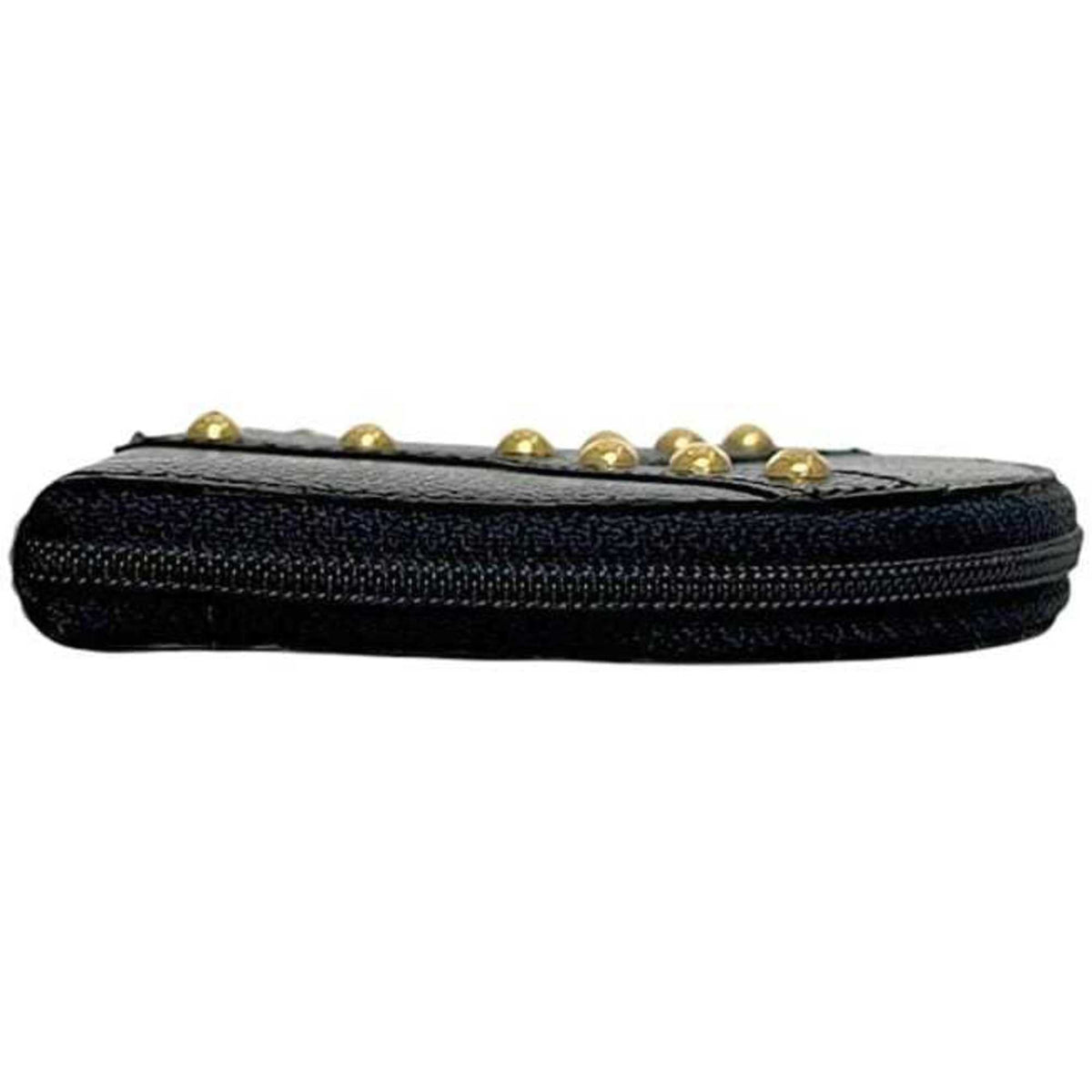 Yves Saint Laurent Black Leather Coin Purse/Coin Case (Pre-Owned)