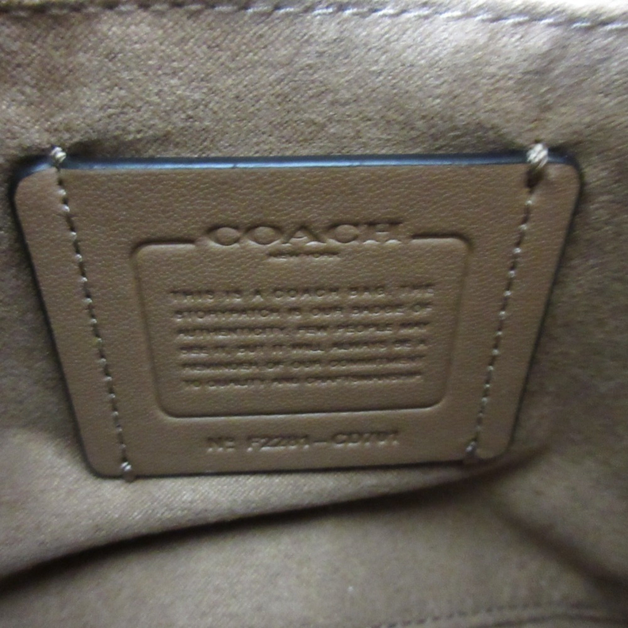 Coach Signature Black Bordeaux Brown Signature Line Handbag Shoulder Bag (Pre-Owned)