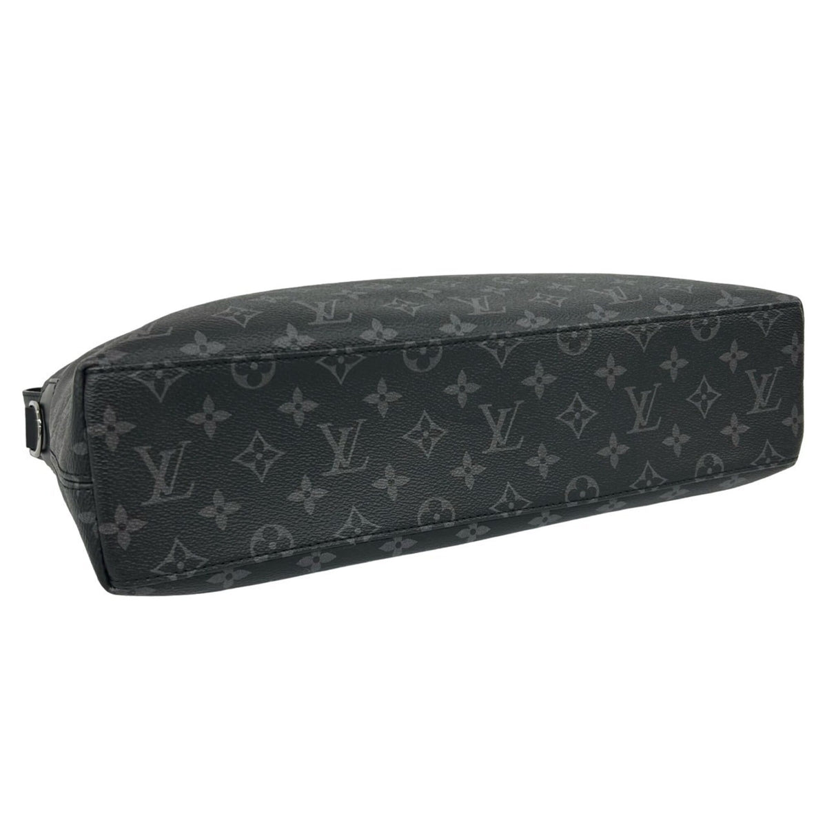 Louis Vuitton Black Leather Shoulder Bag (Pre-Owned)
