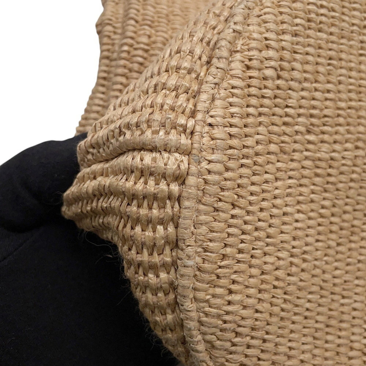 Jimmy Choo Beige Raffia Handbag Tote Bag (Pre-Owned)