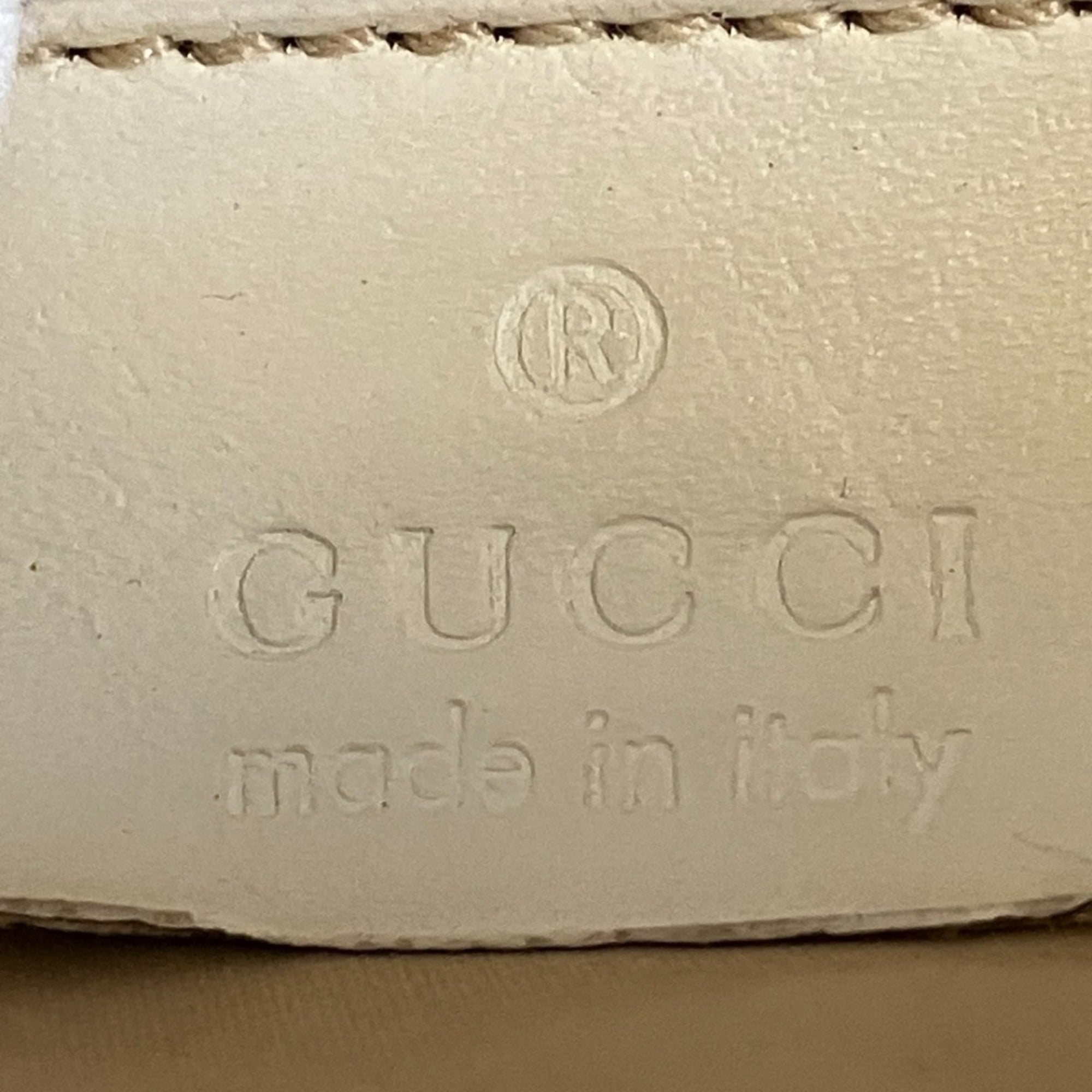 Gucci White Bamboo Nylon Handbag (Pre-Owned)