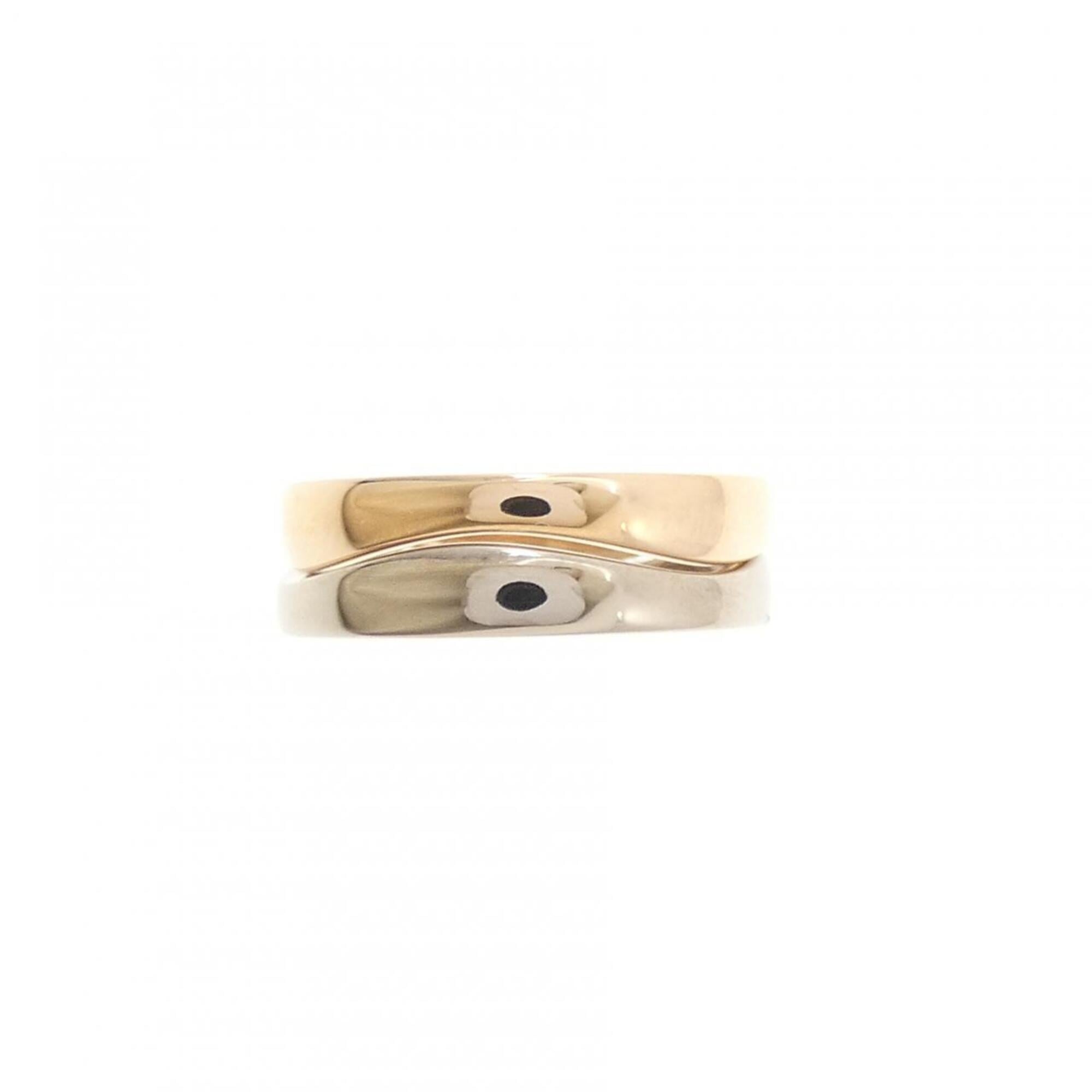 Cartier Pink Gold (18K) White Gold (18K) Band Ring (Pre-Owned)