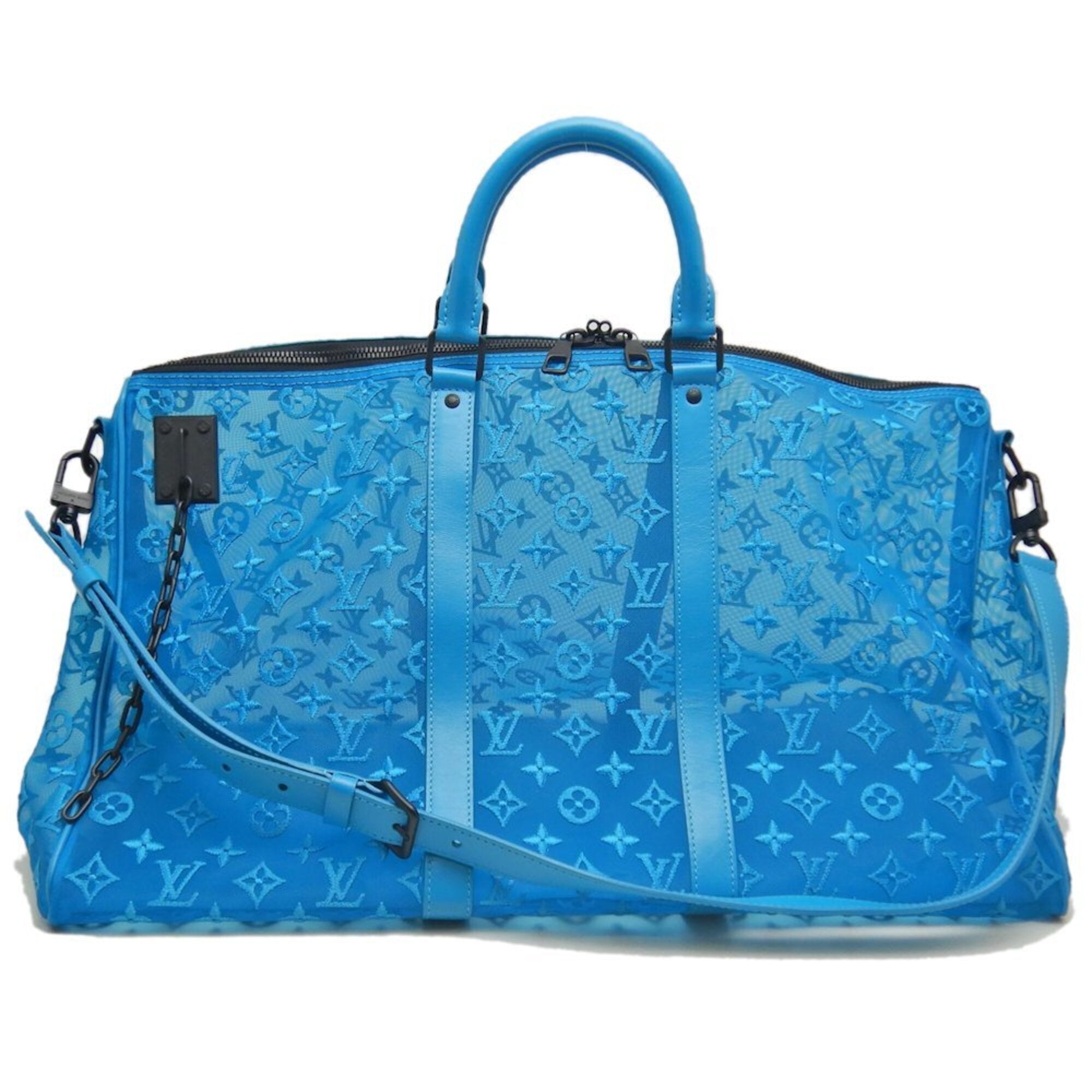 Louis Vuitton Turquoise Monogram Boston Bag (Pre-Owned)