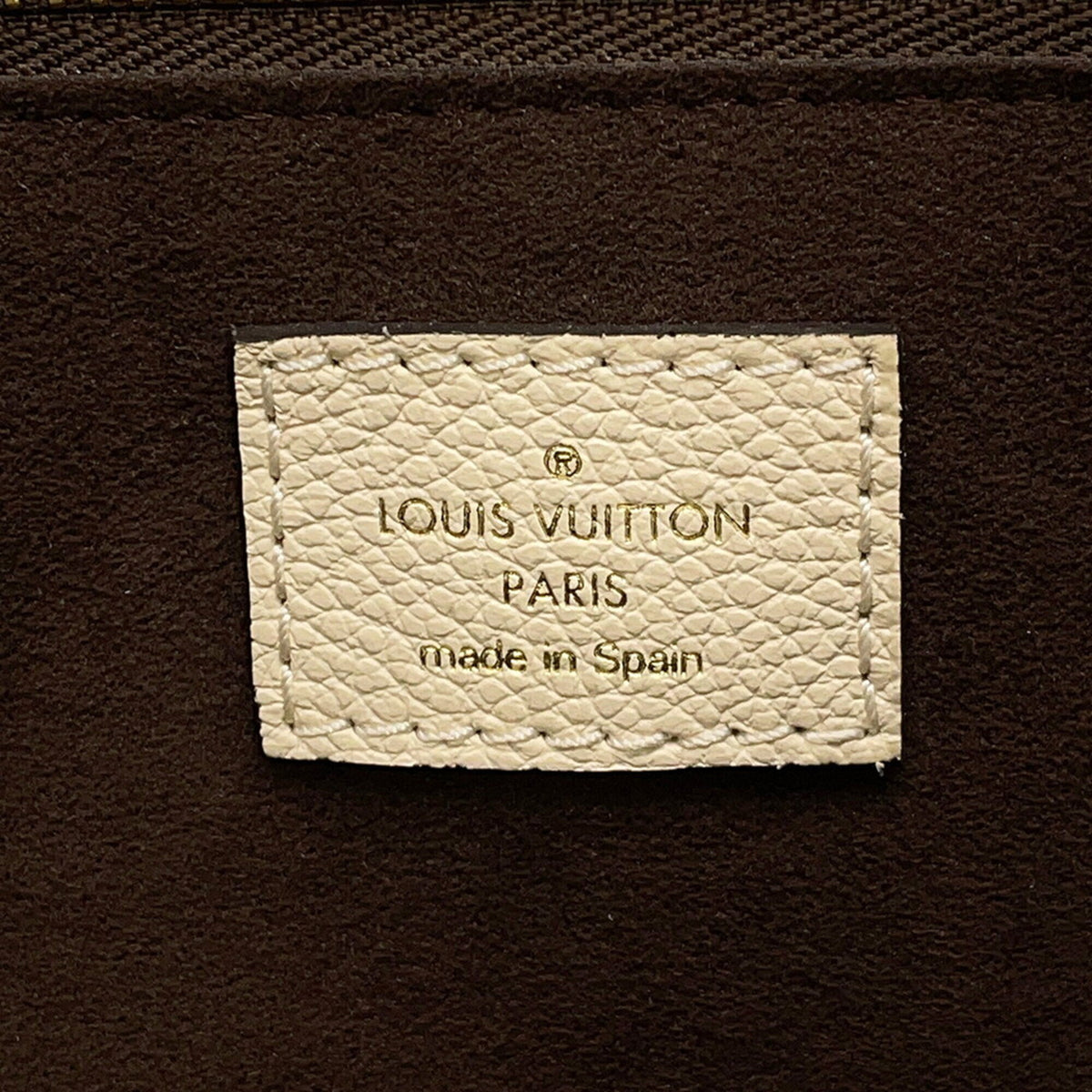 Louis Vuitton Off-White Monogram Empreinte Shoulder Bag Tote Bag (Pre-Owned)