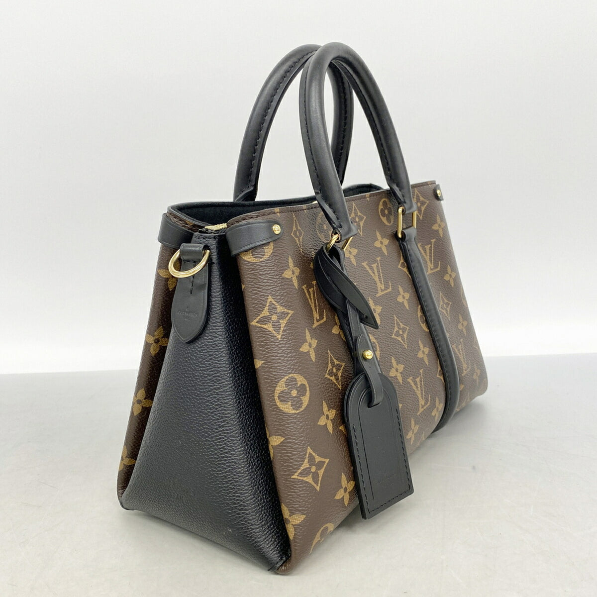 Louis Vuitton Noir Handbag (Pre-Owned)