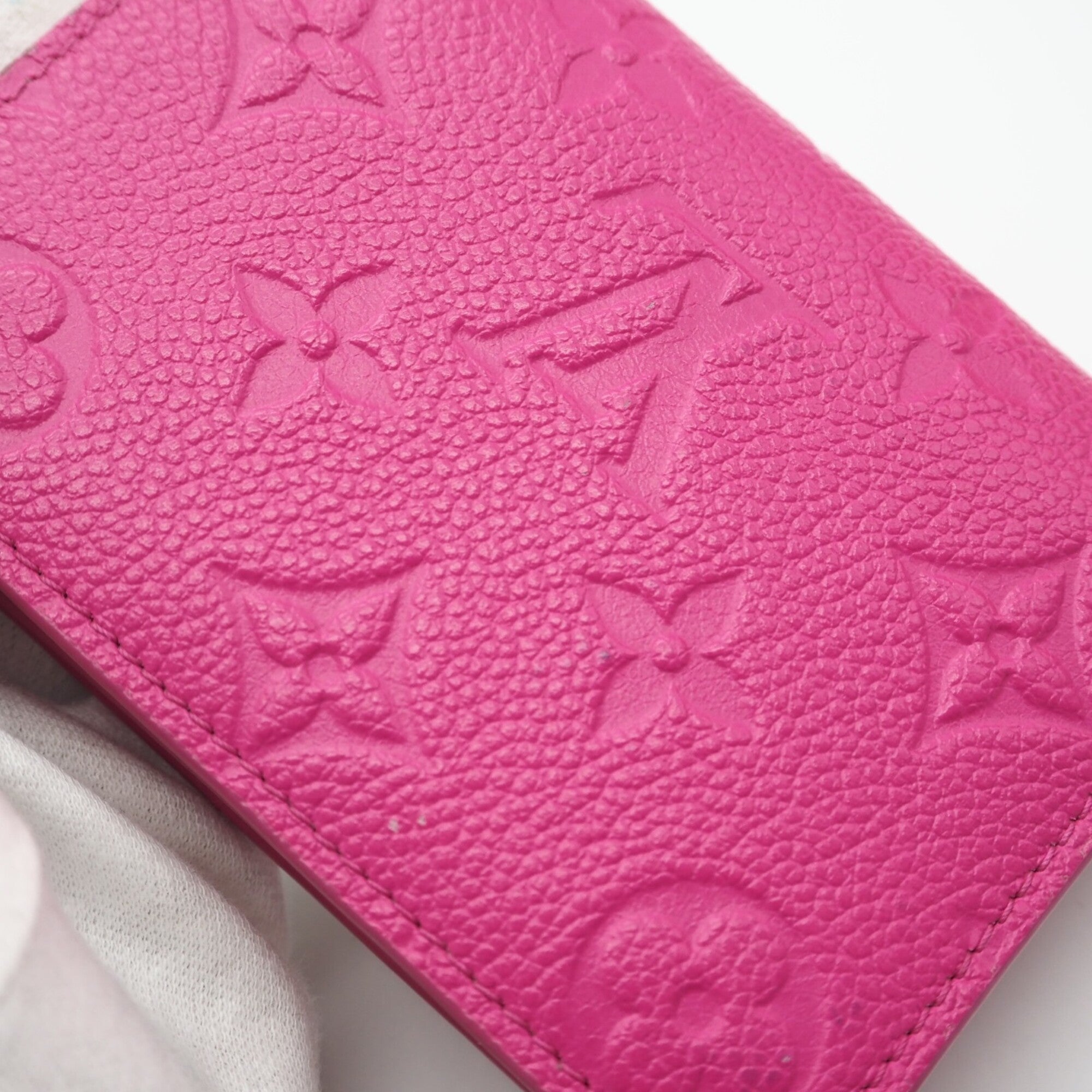 Louis Vuitton Multi-Color Pink Leather Wallet (Bi-Fold) (Pre-Owned)