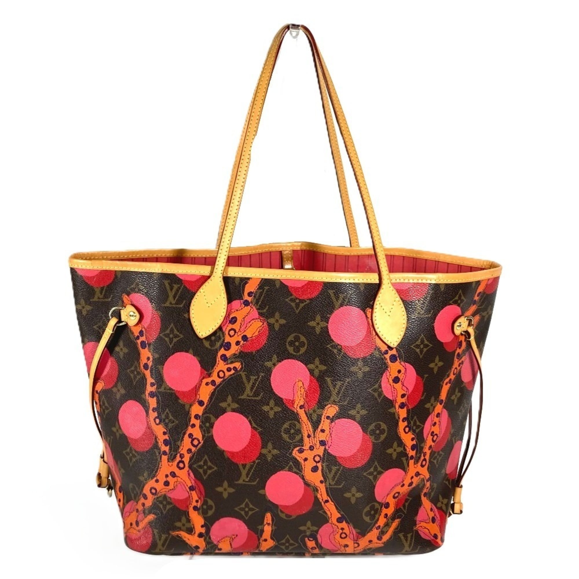 Louis Vuitton Monogram Ramages Brown Pink Monogram Shoulder Bag Tote Bag (Pre-Owned)