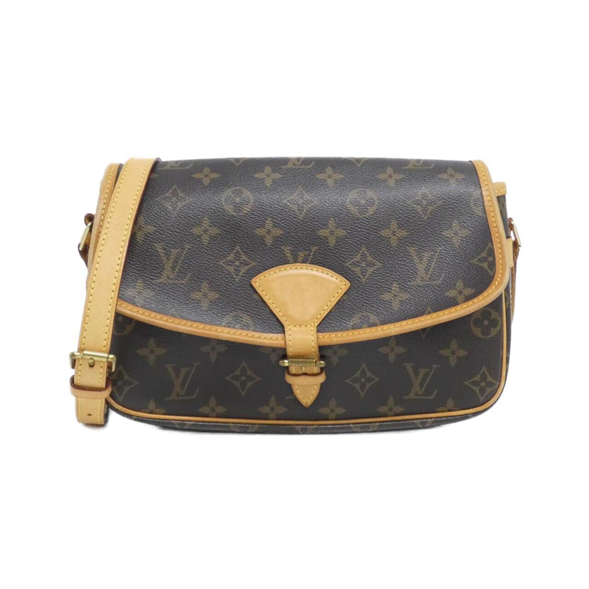 Louis Vuitton Marron Coated Canvas Shoulder Bag (Pre-Owned)