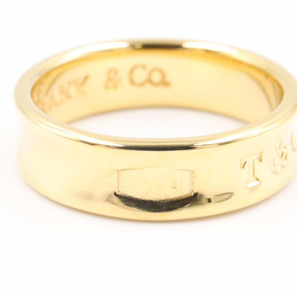 Tiffany 1837 Yellow Gold (18K) Band Ring (Pre-Owned)