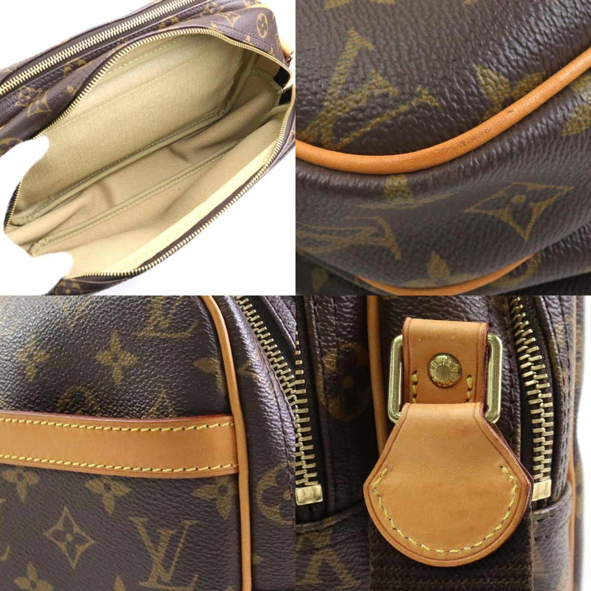 Louis Vuitton Brown Monogram Shoulder Bag (Pre-Owned)