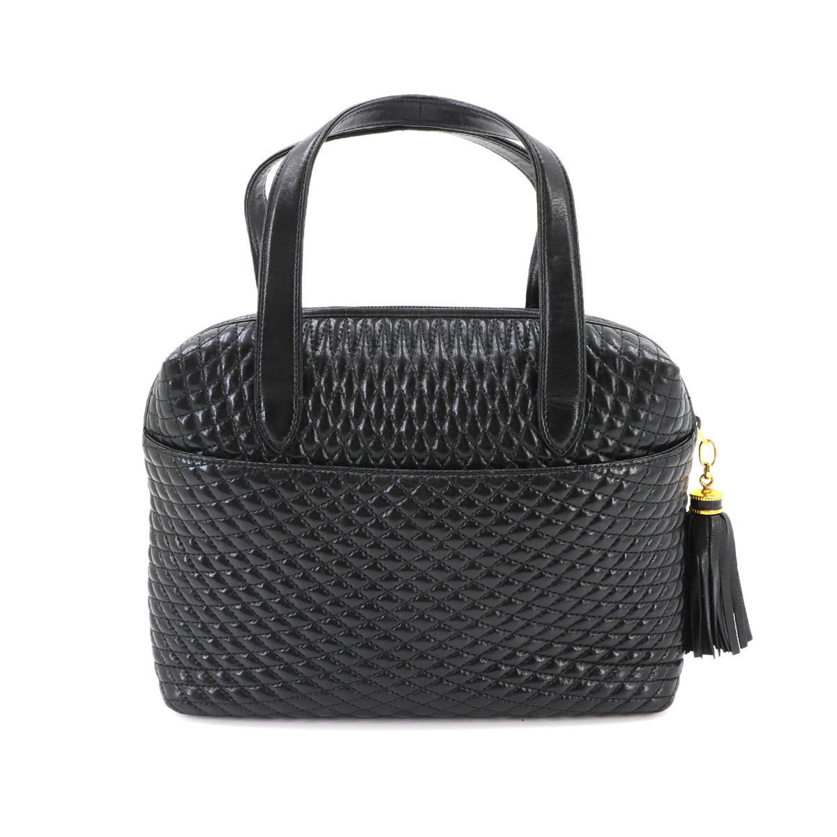 Bally Black Leather Handbag (Pre-Owned)