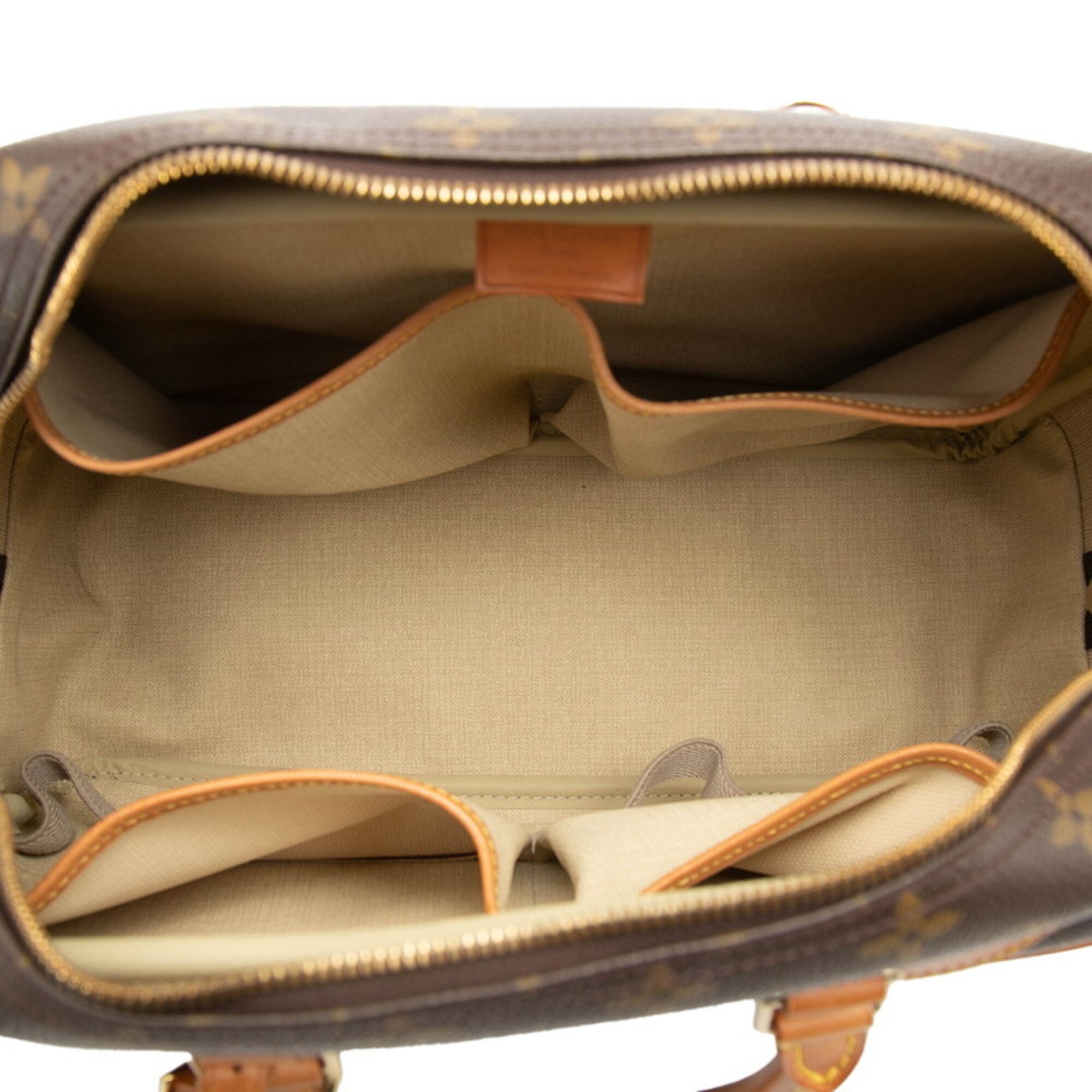 Louis Vuitton Monogram Brown Pvc Leather Handbag (Pre-Owned)