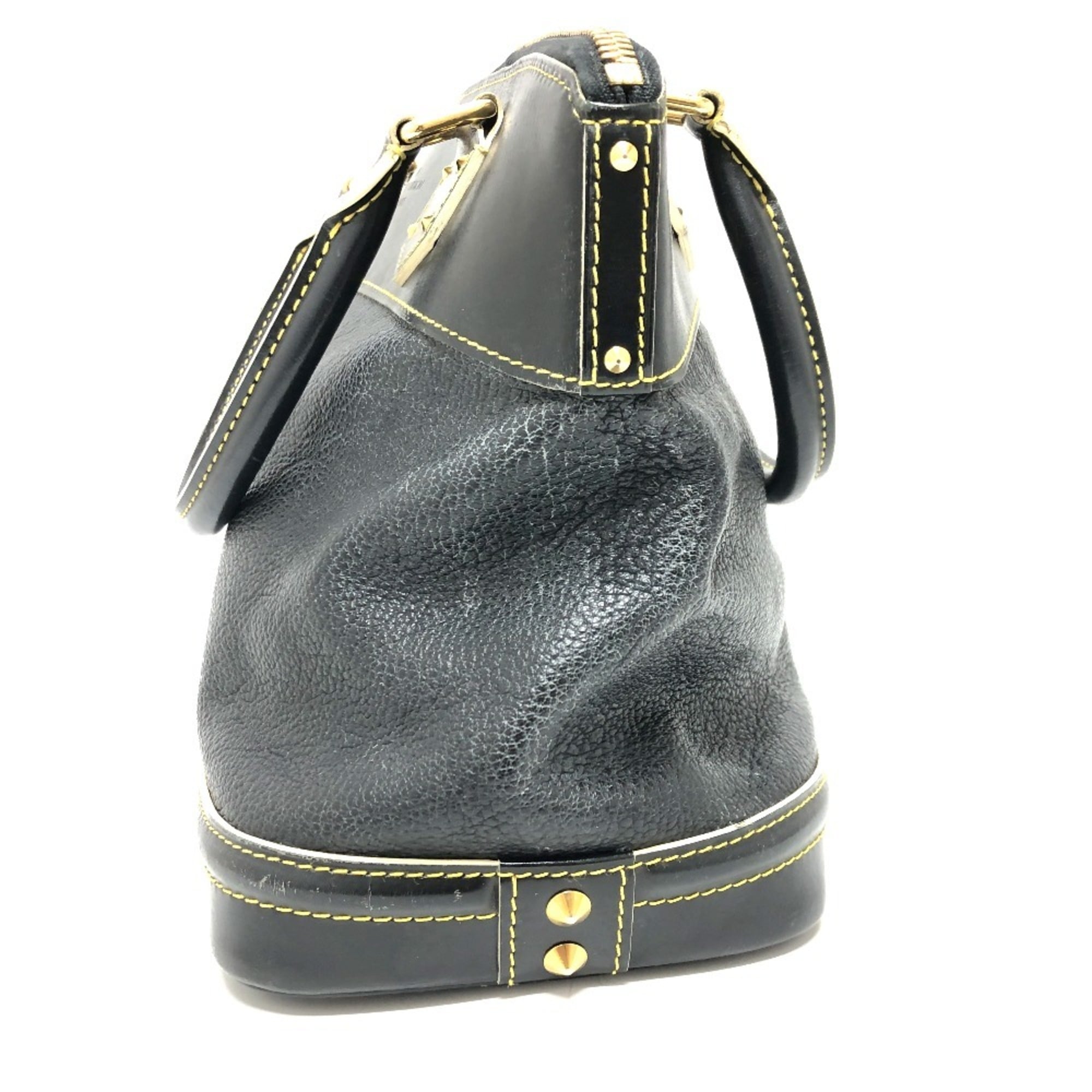 Louis Vuitton Black Suhali Leather Handbag Tote Bag (Pre-Owned)