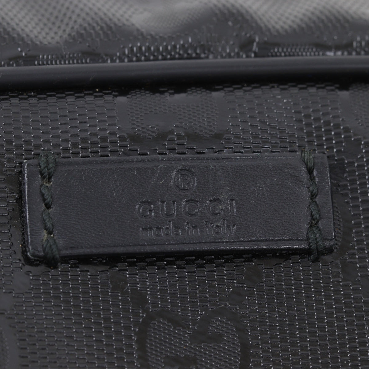 Gucci Black Pvc Handbag (Pre-Owned)