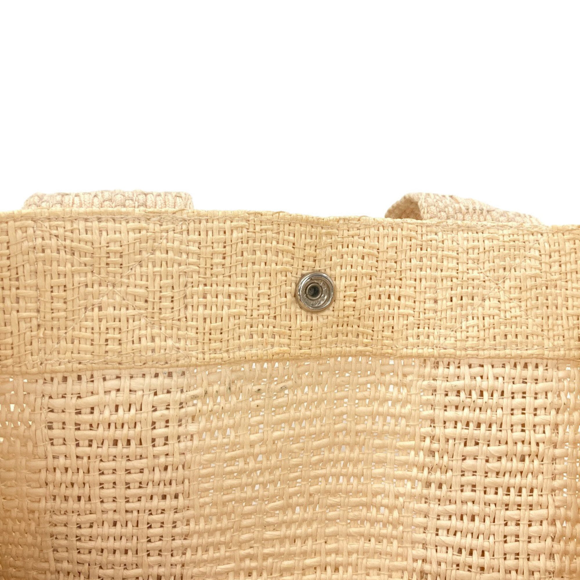 Hermes Beige Straw Tote Bag (Pre-Owned)