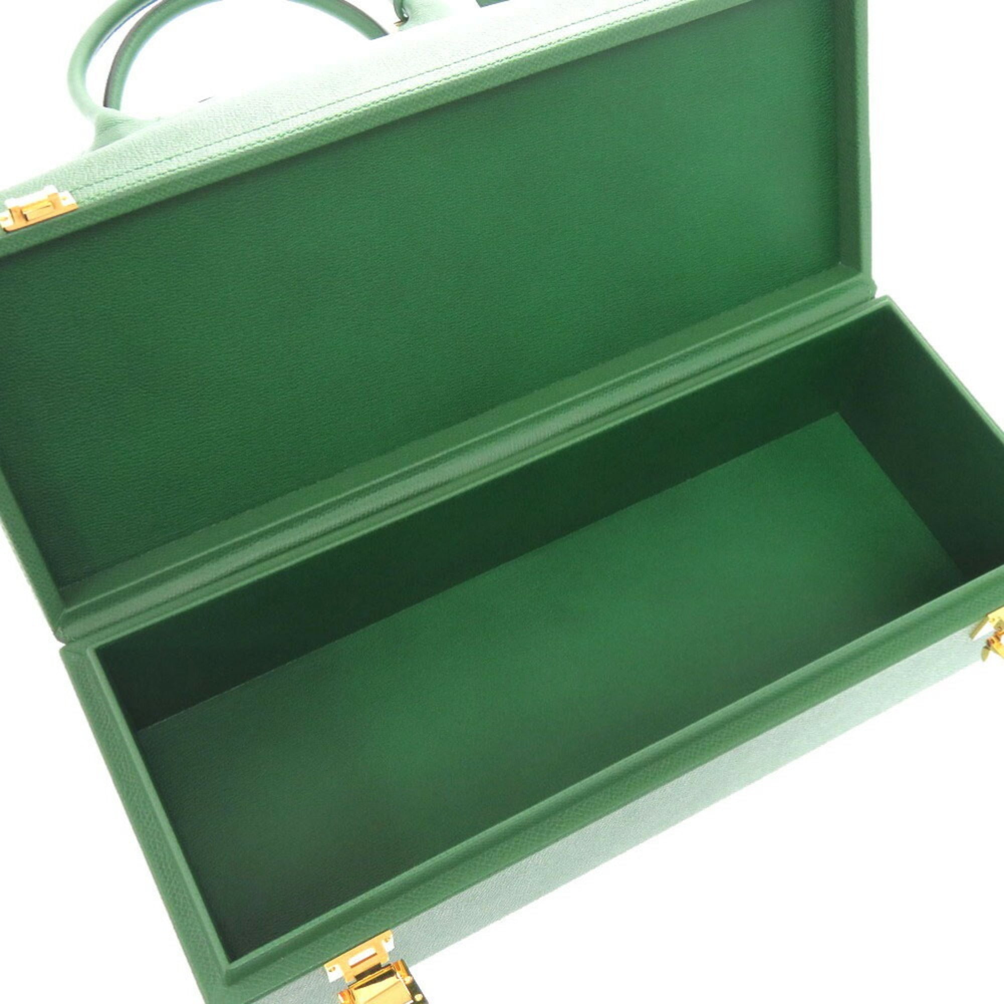 Hermes Vert Courchevel Leather Handbag (Pre-Owned)