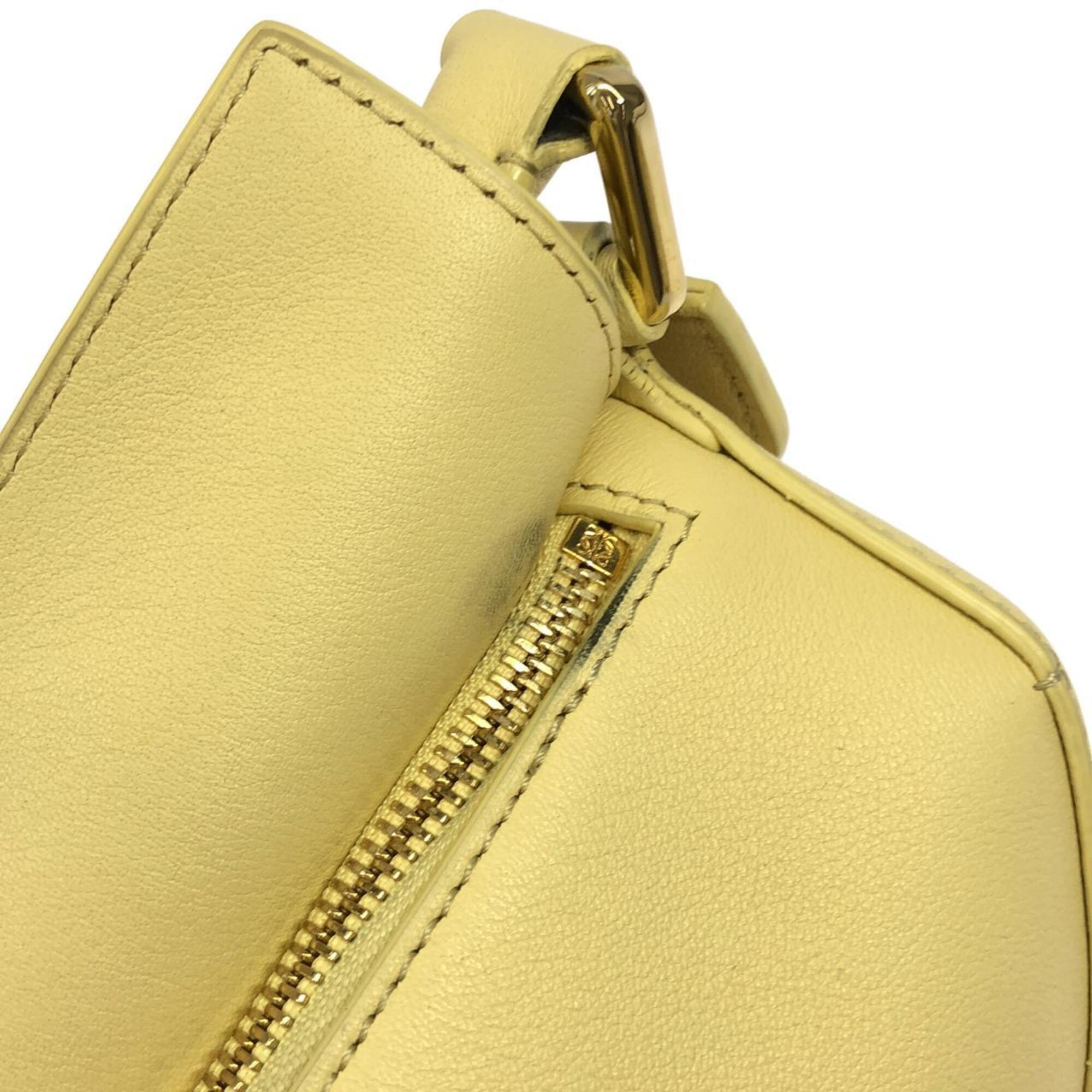 Loewe Yellow Leather Handbag (Pre-Owned)