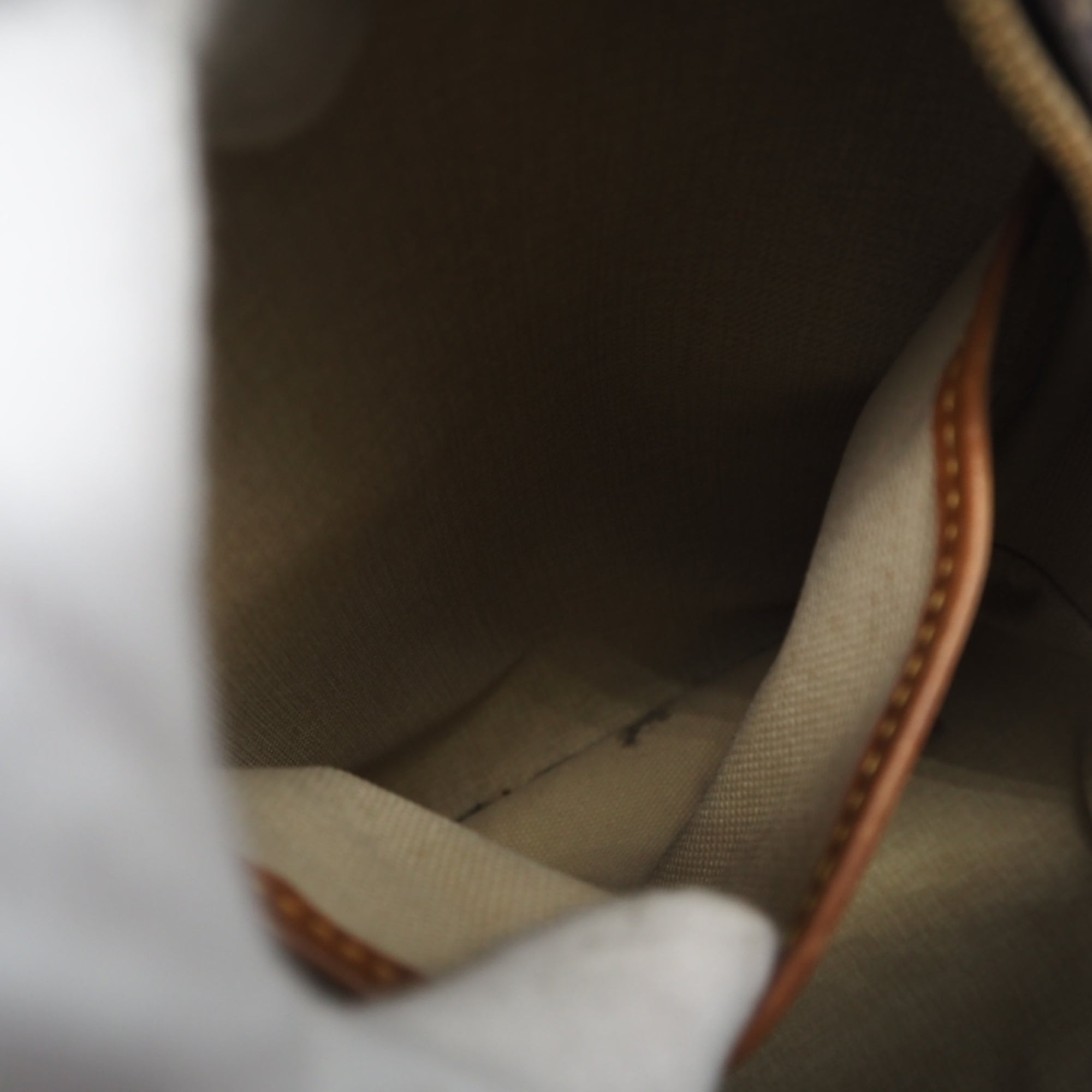 Louis Vuitton Brown Coated Canvas Leather Handbag (Pre-Owned)