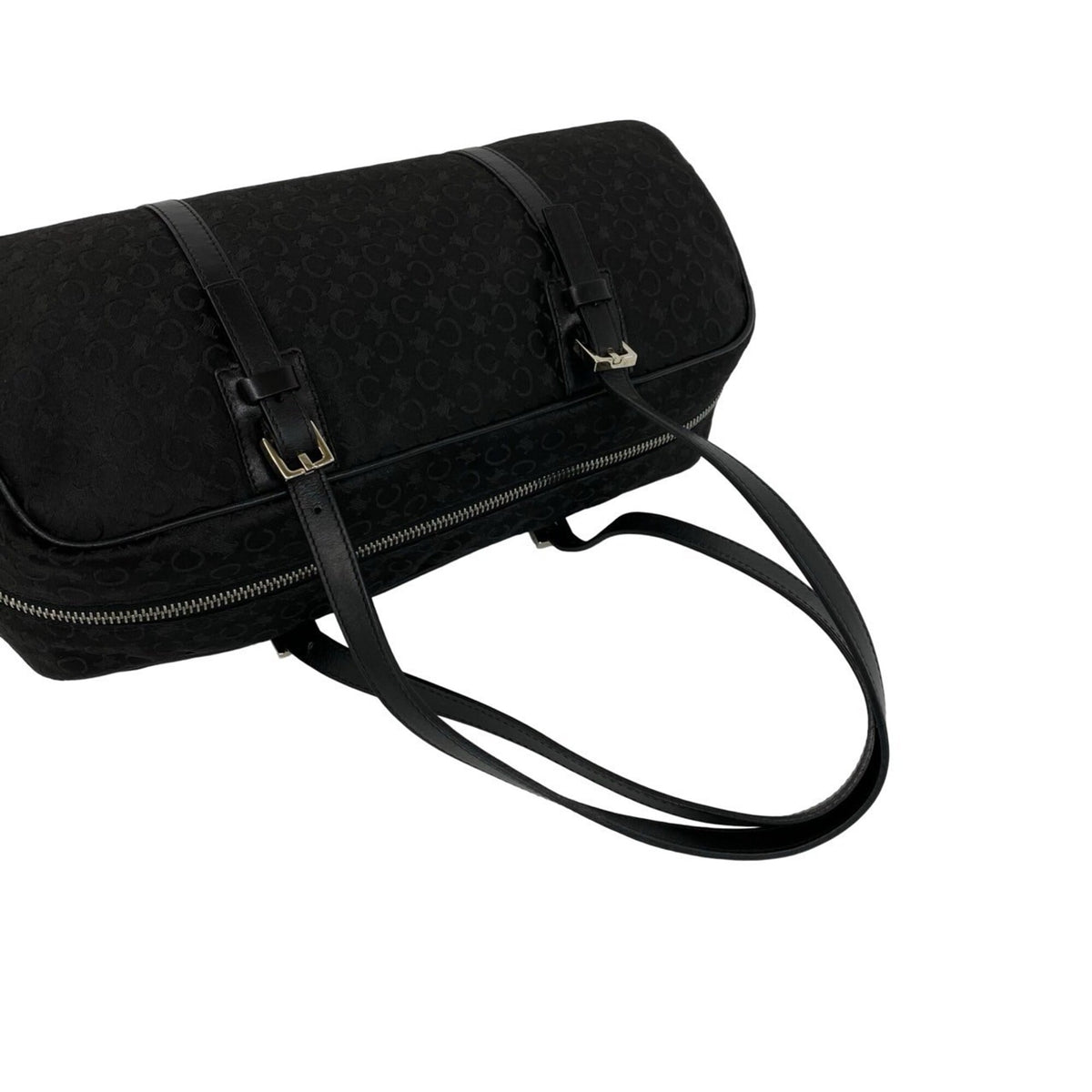 Celine Black Canvas Leather Handbag (Pre-Owned)