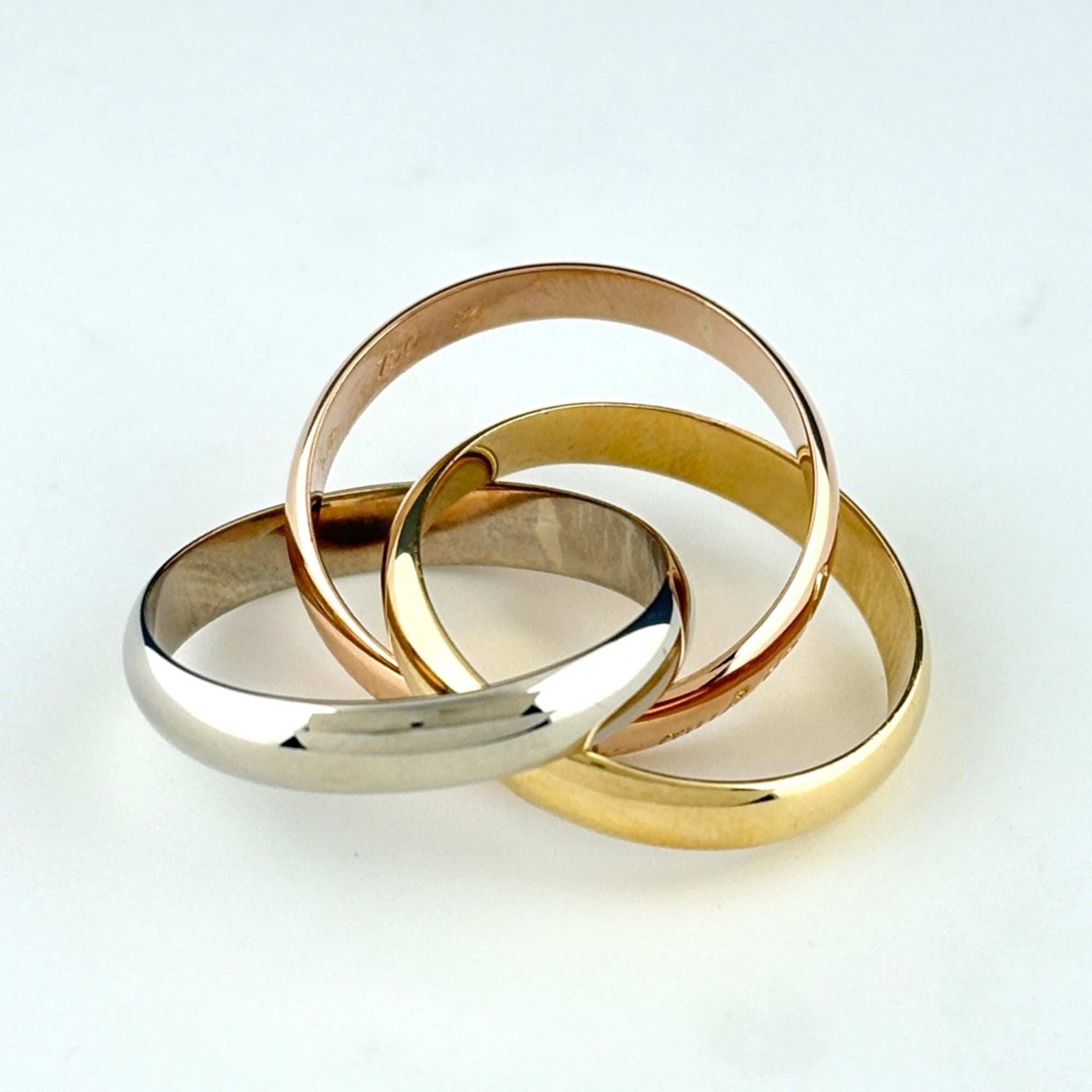 Cartier Yellow Gold (18K) Pink Gold (18K) White Gold (18K) Band Ring (Pre-Owned)