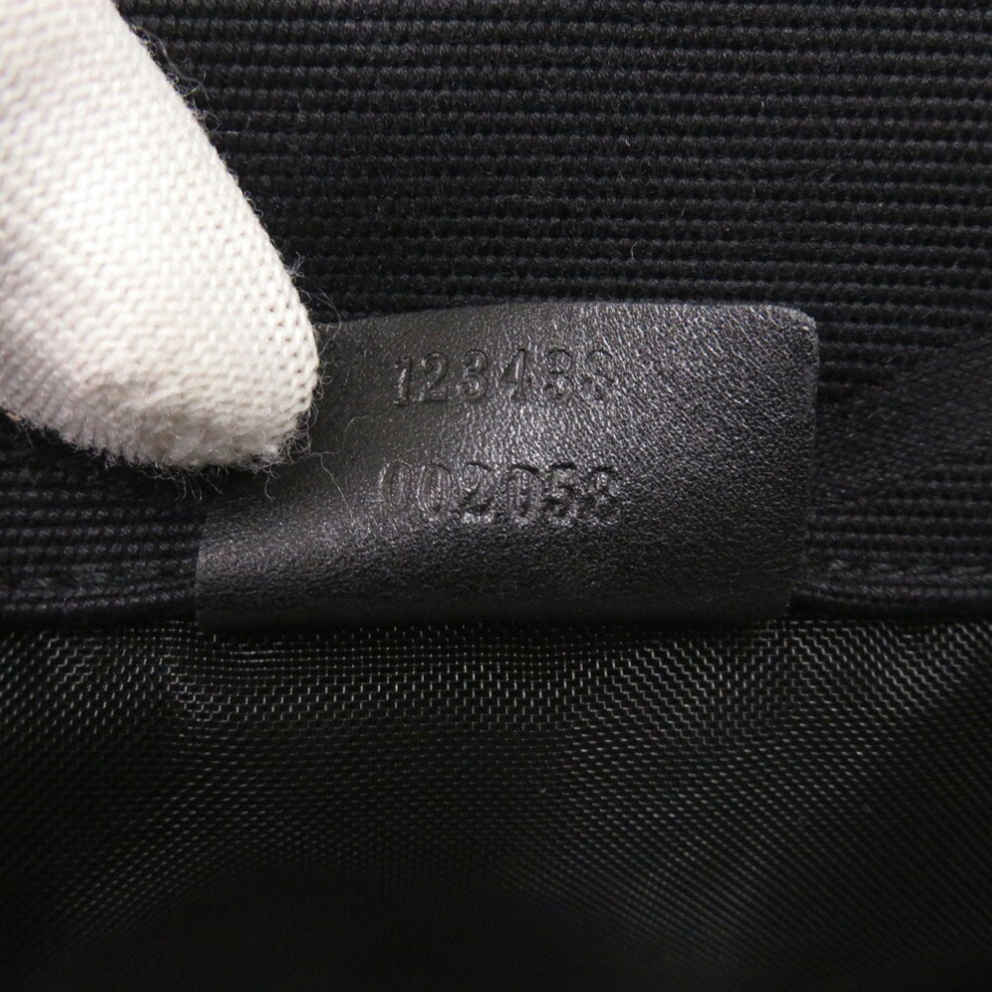Gucci Black Canvas Shoulder Bag (Pre-Owned)