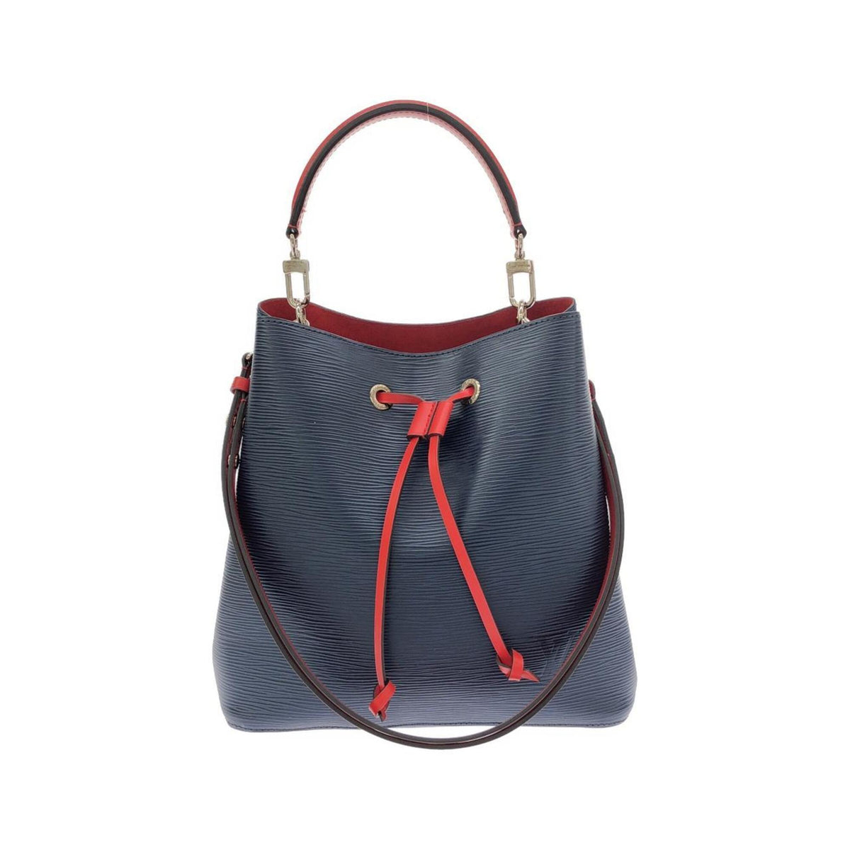 Louis Vuitton Dark Blue Leather Shoulder Bag (Pre-Owned)