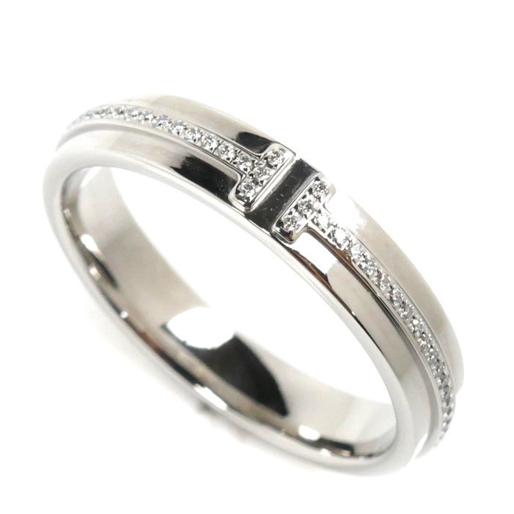 Tiffany White Gold (18K) Band Ring (Pre-Owned)