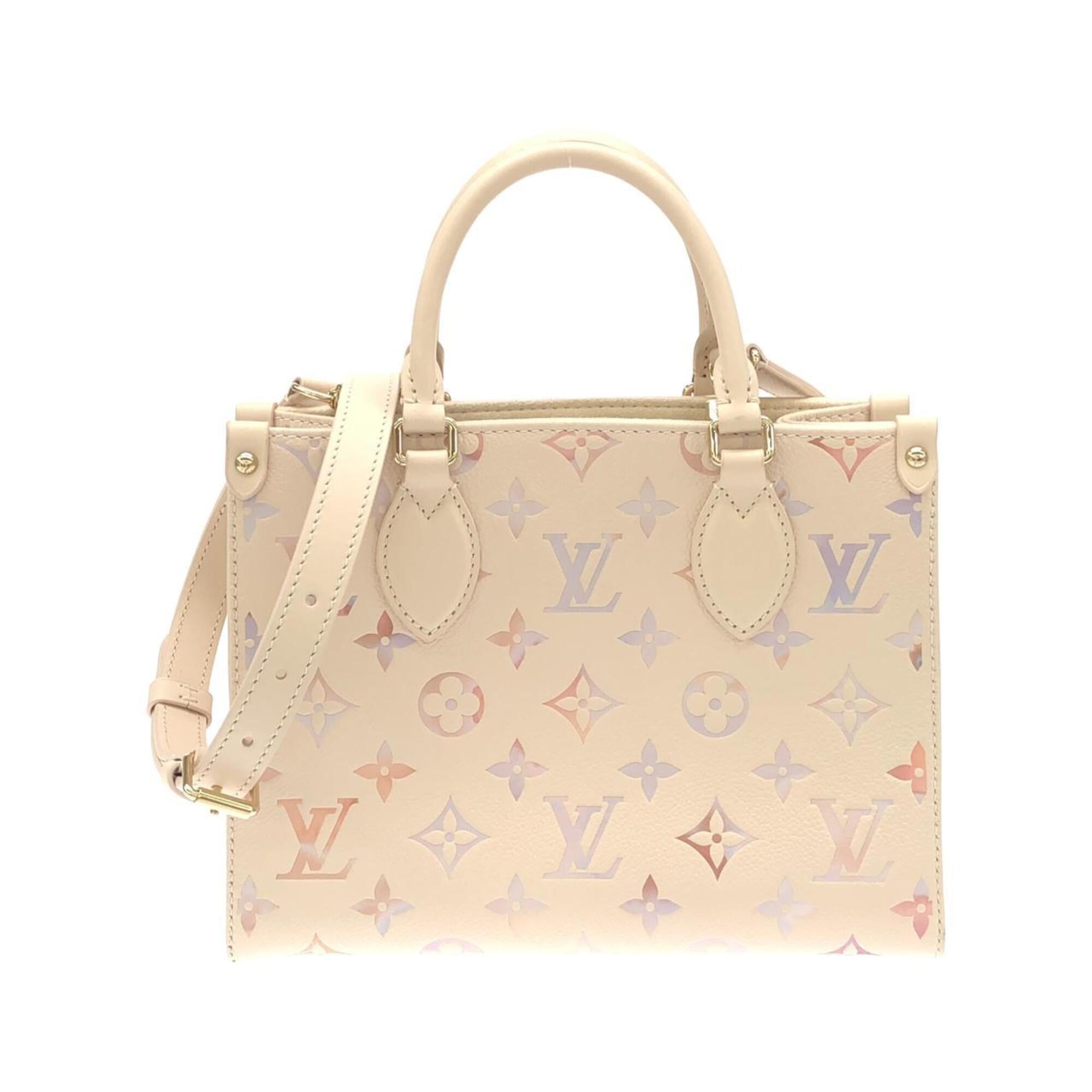 Louis Vuitton Beige Leather Handbag (Pre-Owned)
