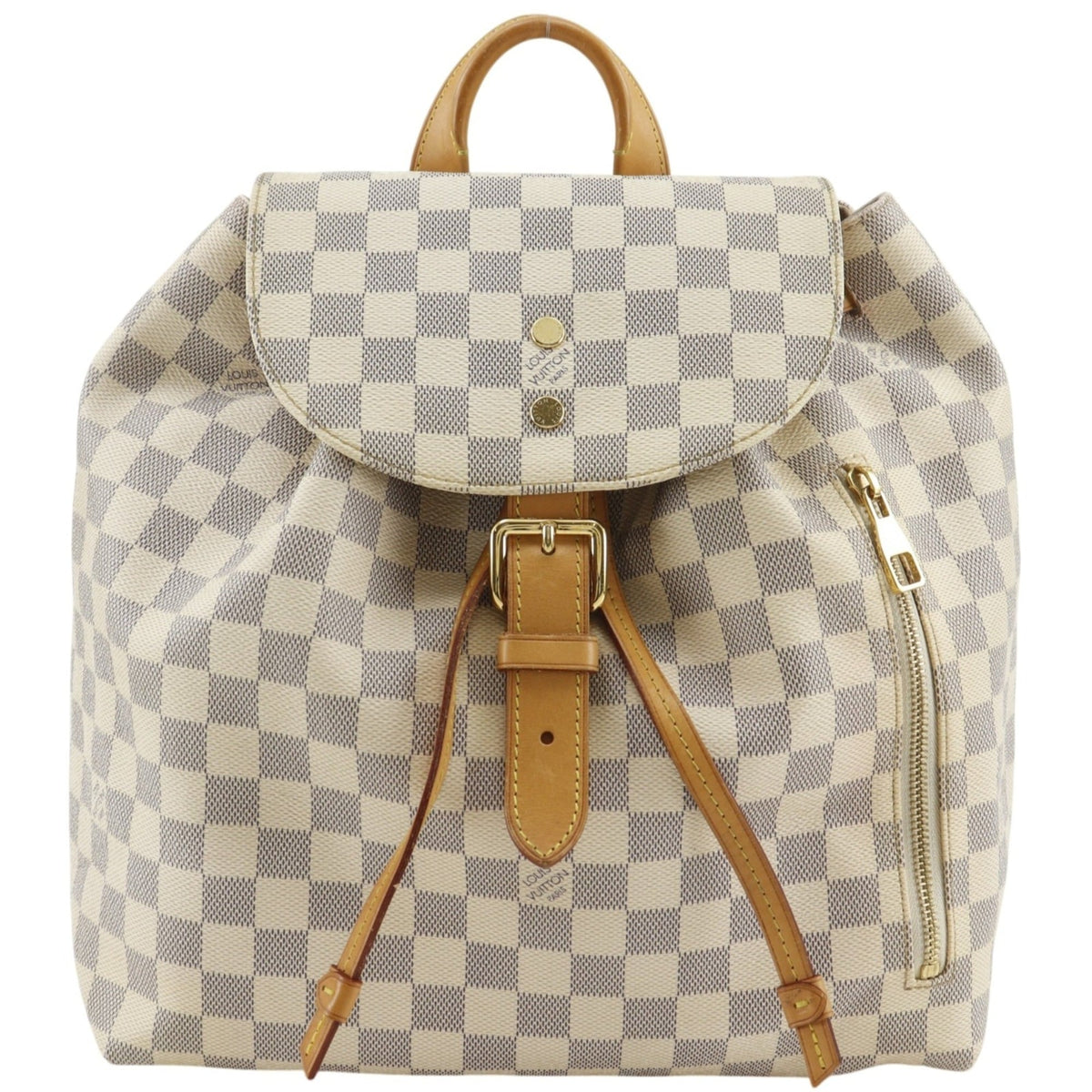 Louis Vuitton White Damier Azur Backpack (Pre-Owned)