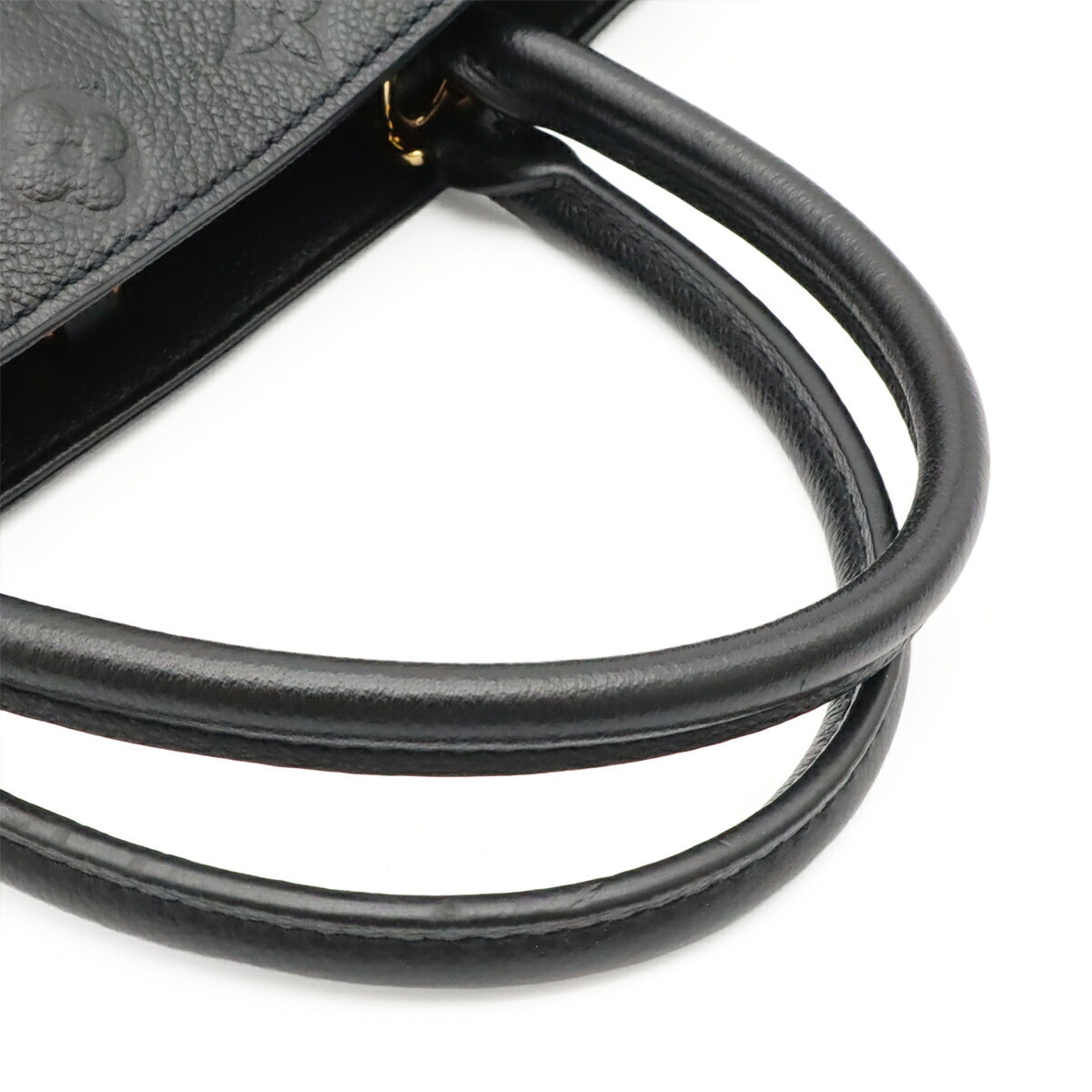 Louis Vuitton Black Noir Monogram Empreinte Handbag Shoulder Bag Tote Bag (Pre-Owned)