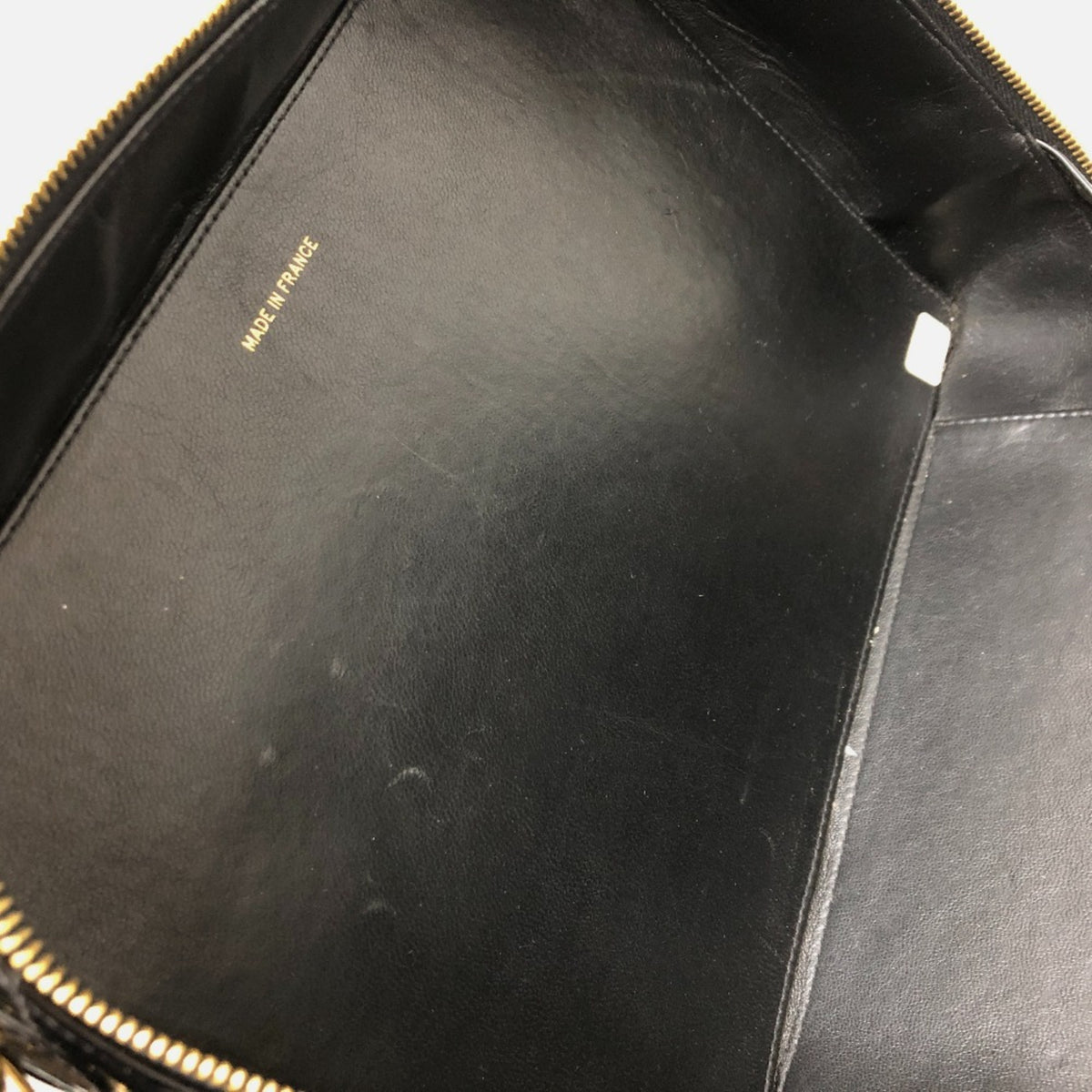 Chanel Black Patent Leather Handbag (Pre-Owned)