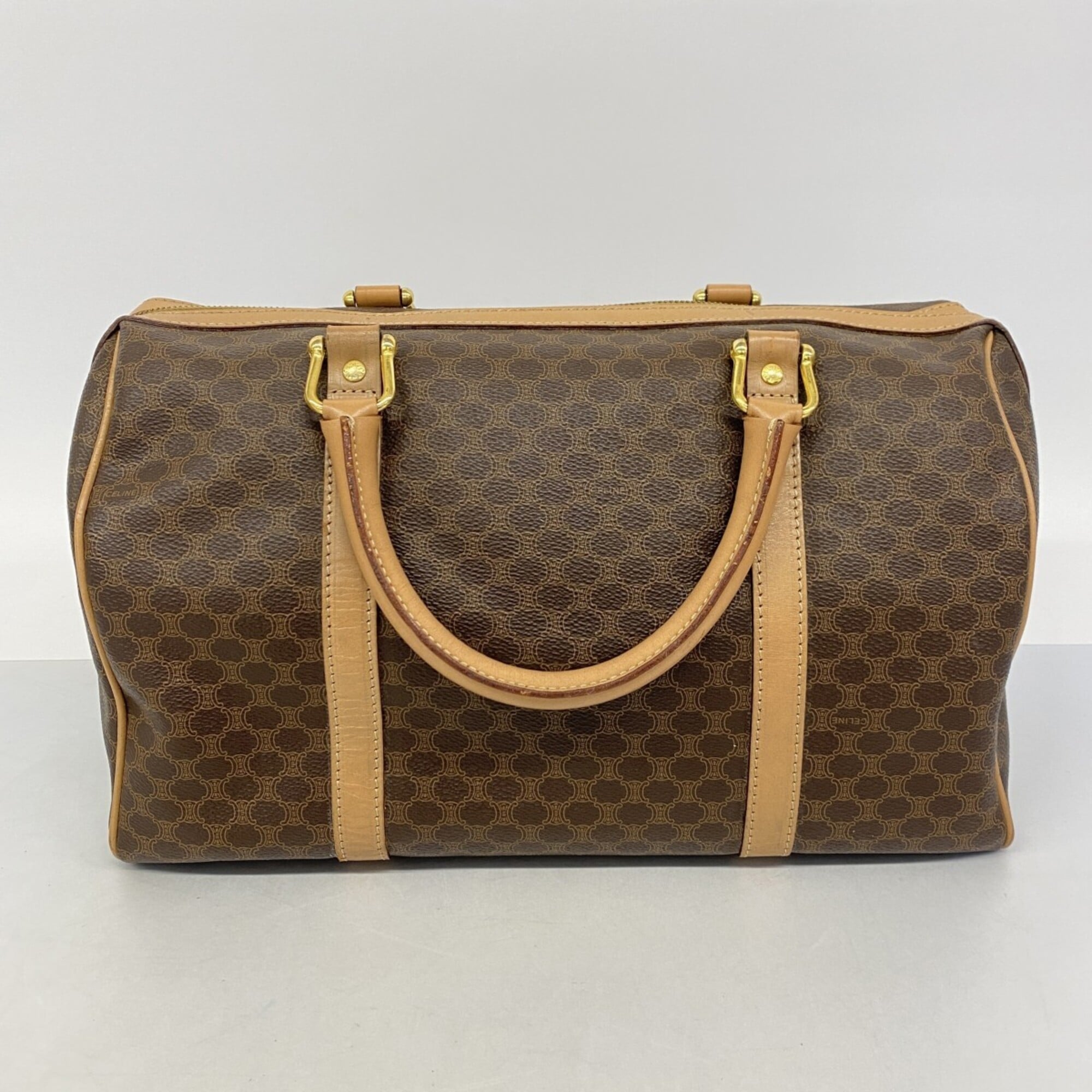 Celine Brown Pvc Handbag (Pre-Owned)