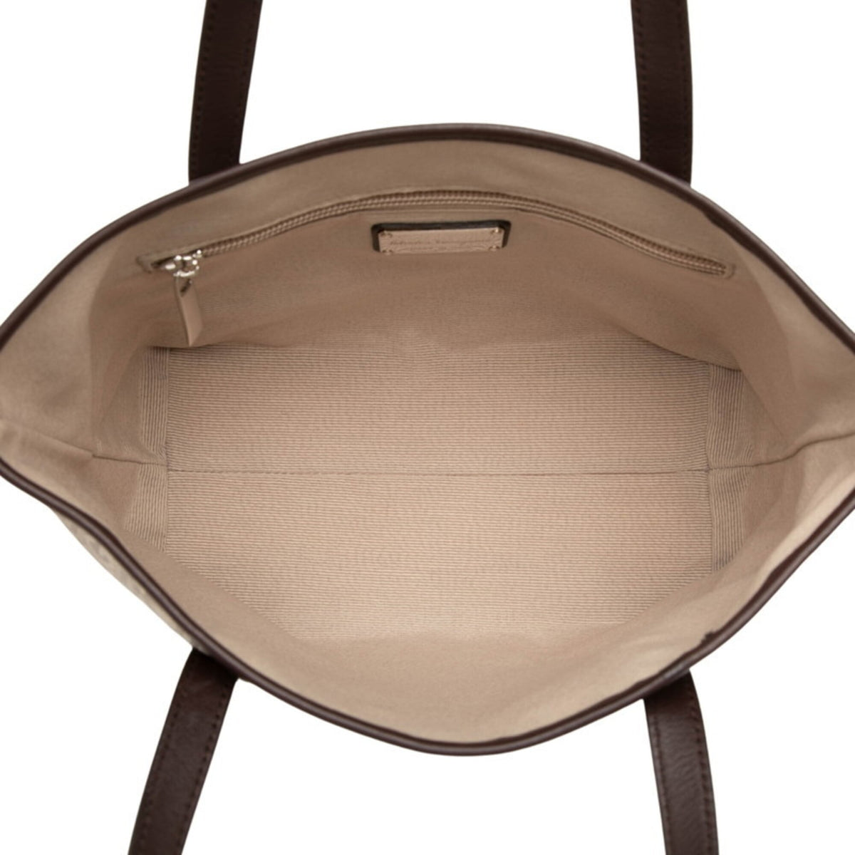 Salvatore Ferragamo Beige Canvas Leather Handbag (Pre-Owned)