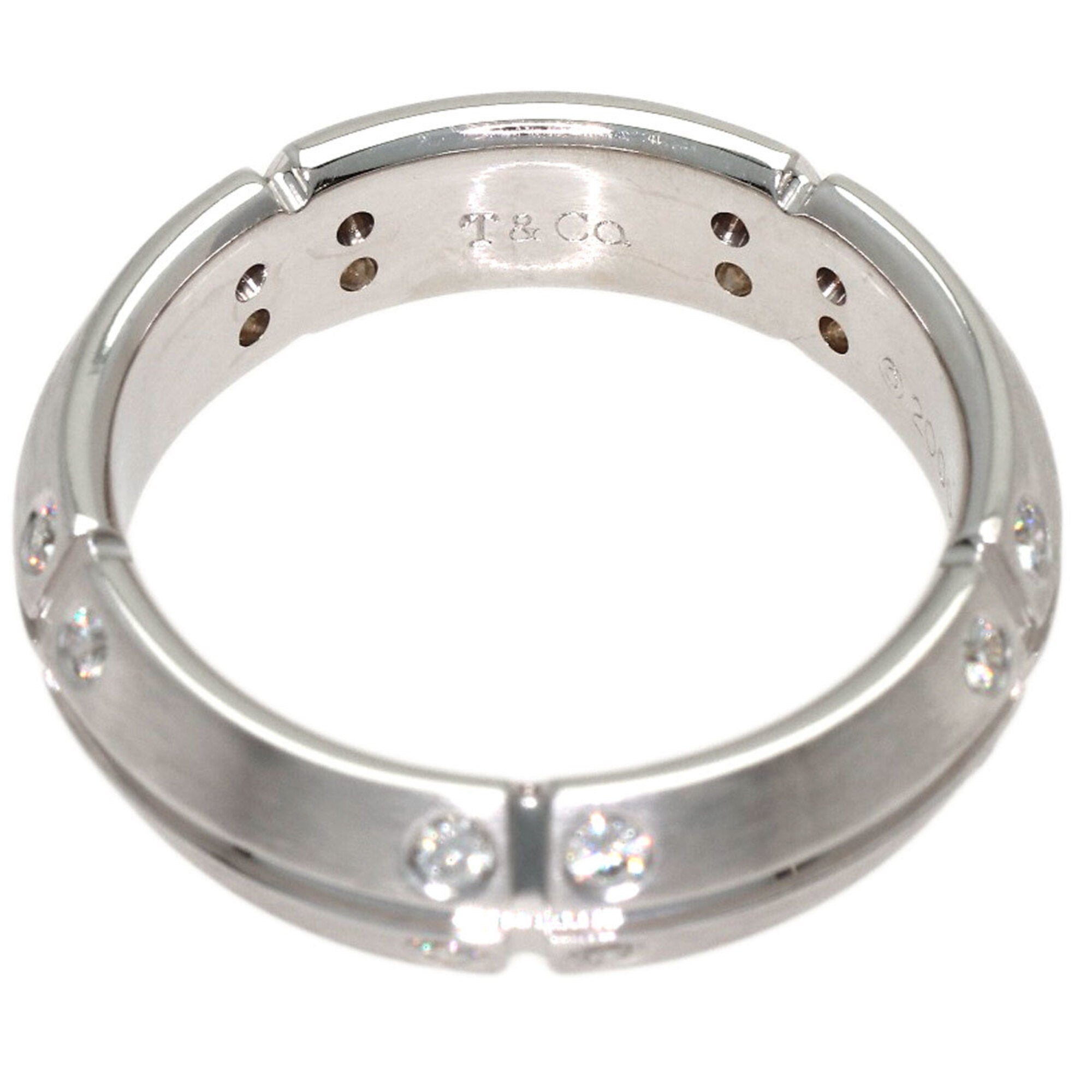 Tiffany White Gold (18K) Band Ring (Pre-Owned)