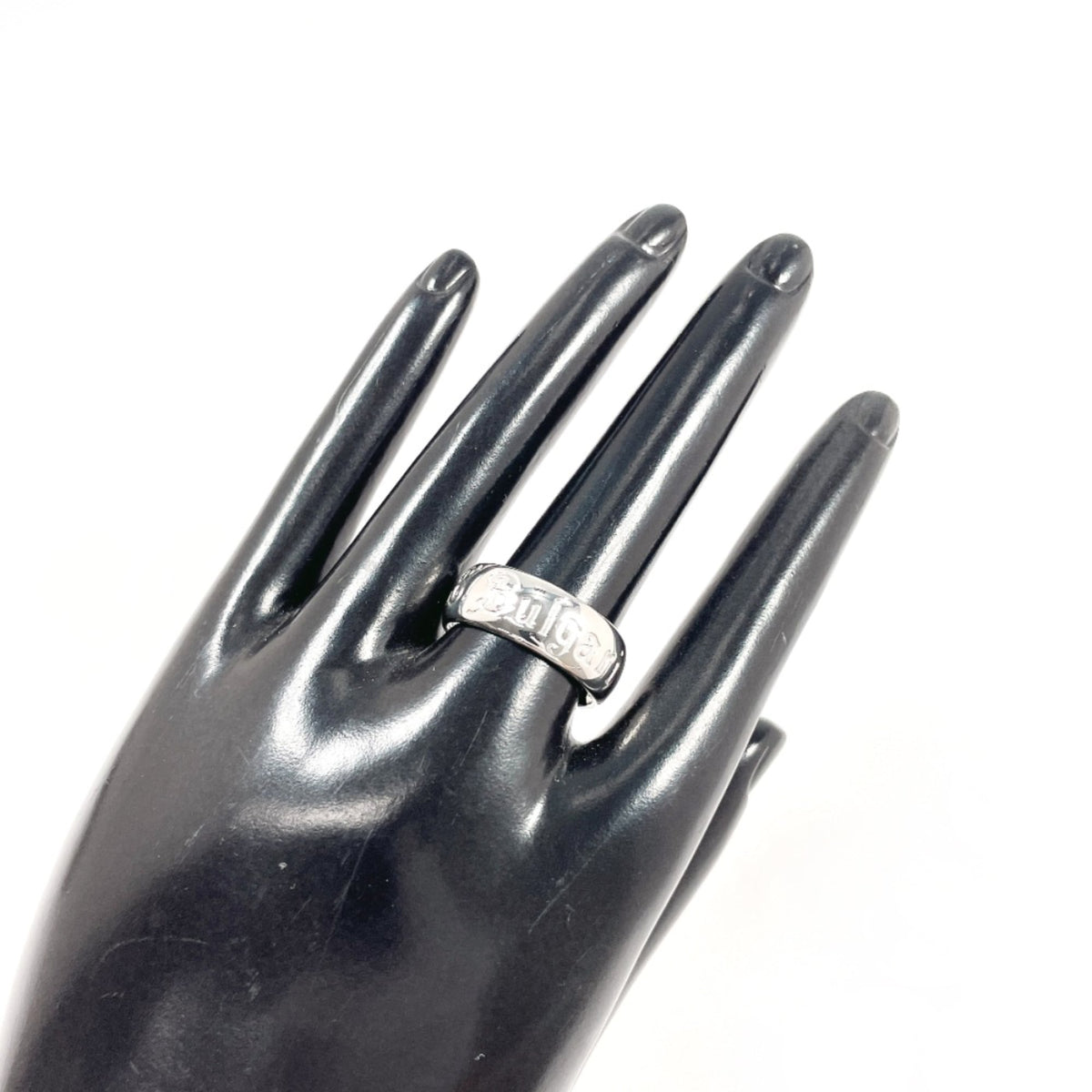Bvlgari Silver Silver 925 Band Ring (Pre-Owned)