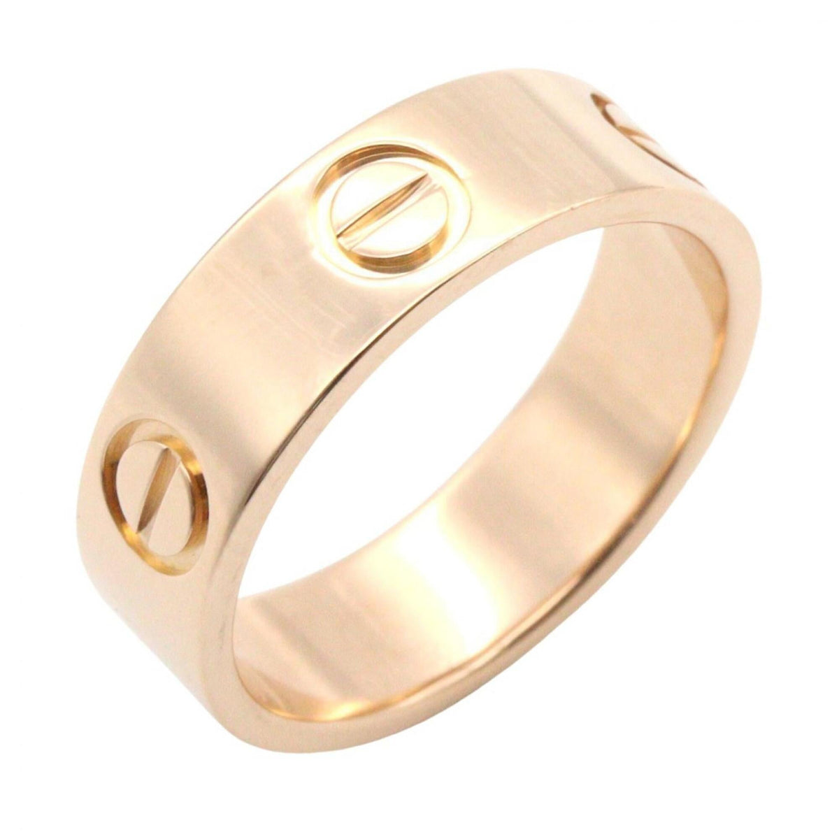 Cartier Love Pink Gold (18K) Band Ring (Pre-Owned)