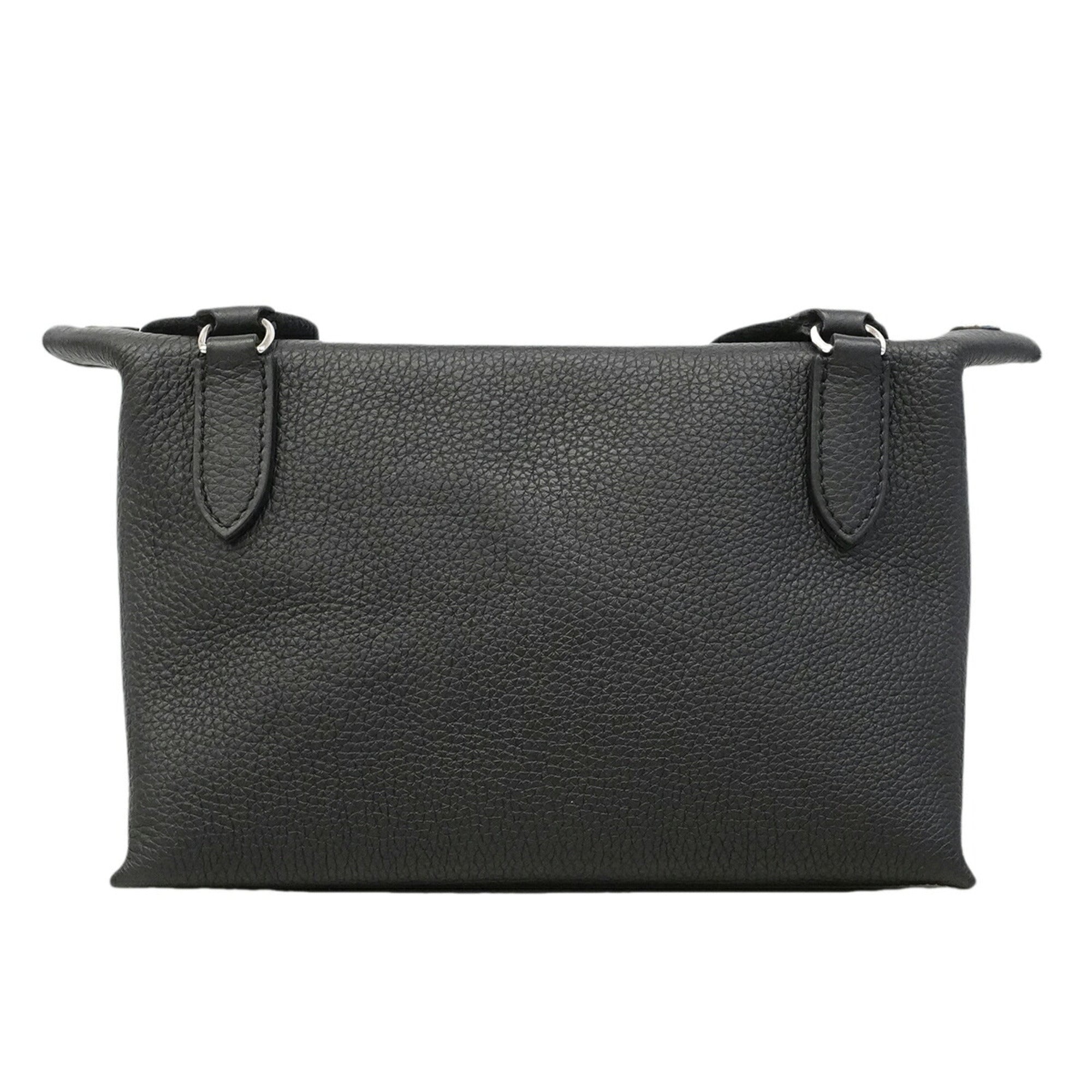 Hermes Black Togo Leather Shoulder Bag (Pre-Owned)