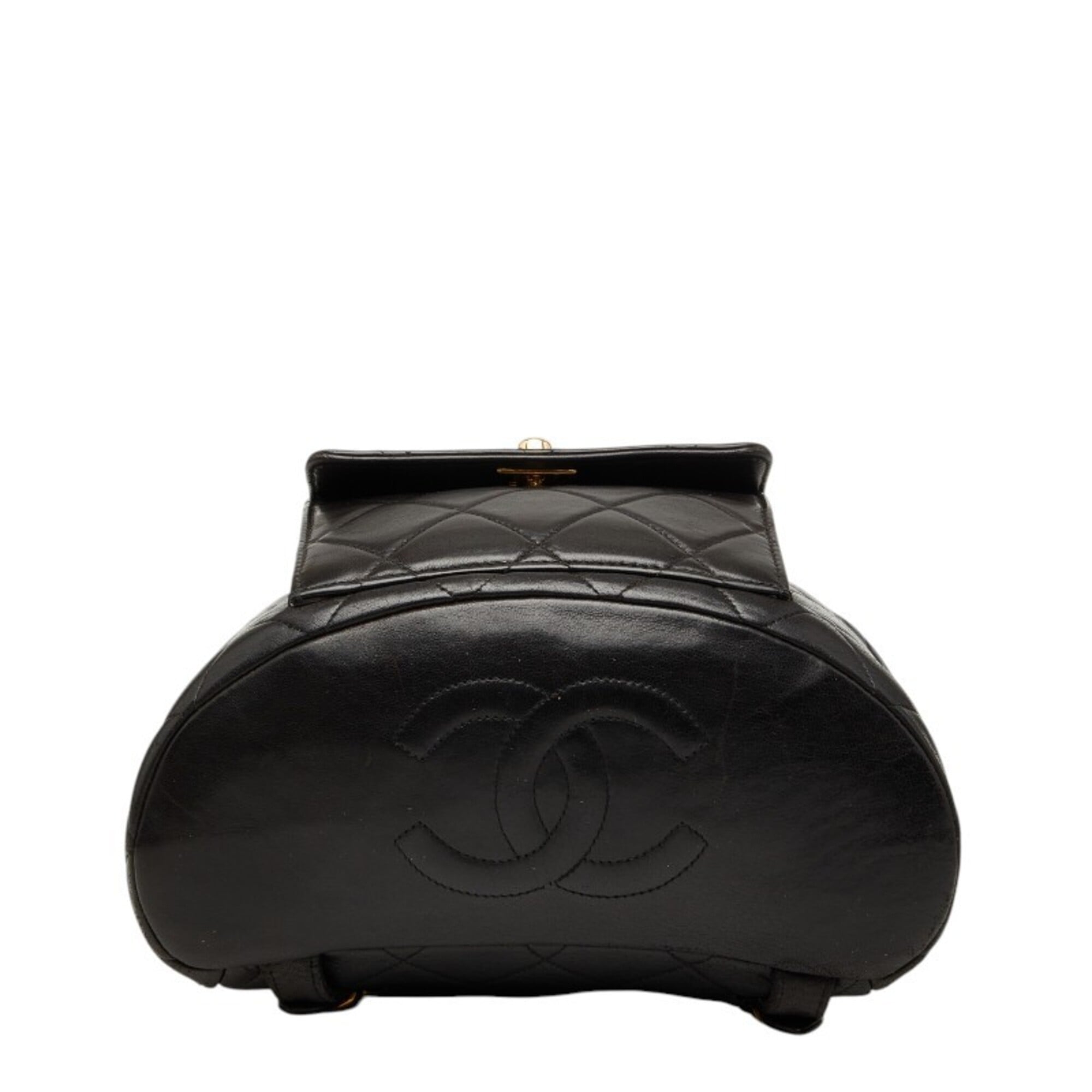 Chanel Black Leather Backpack (Pre-Owned)