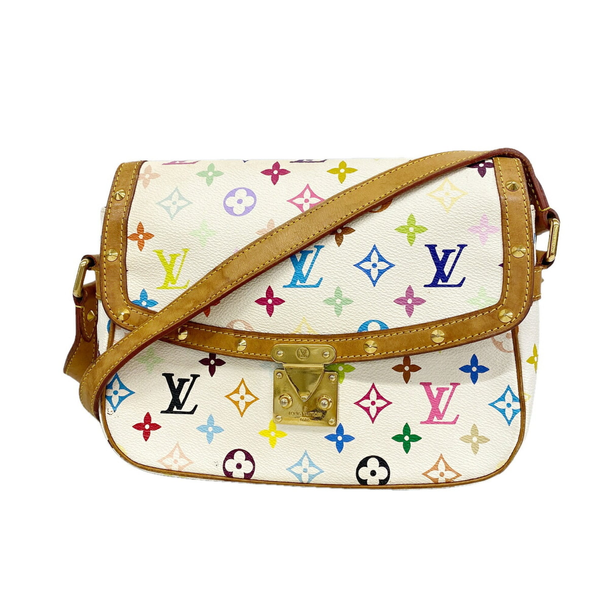 Louis Vuitton Blanc Shoulder Bag (Pre-Owned)