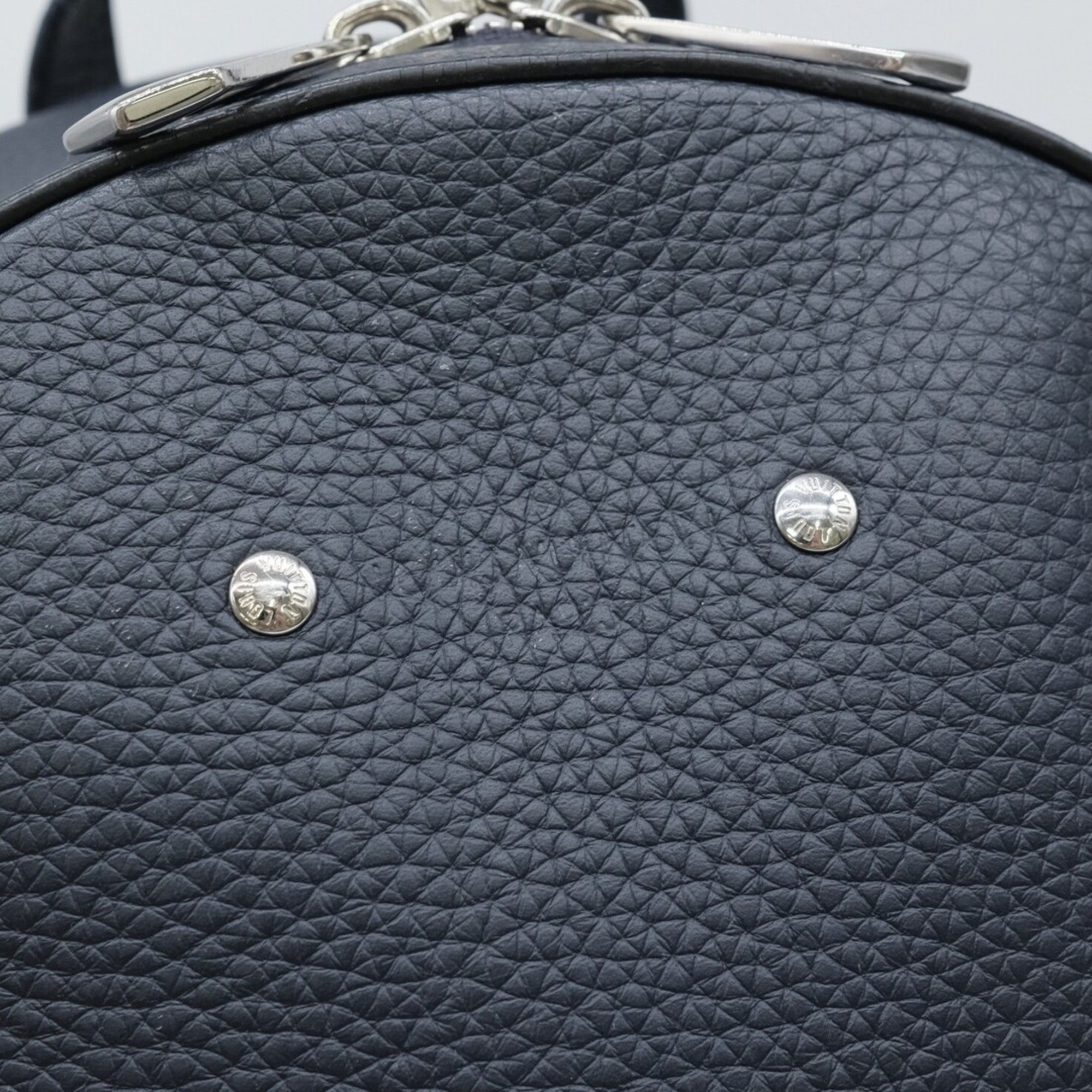 Louis Vuitton Dark Navy Leather Backpack (Pre-Owned)