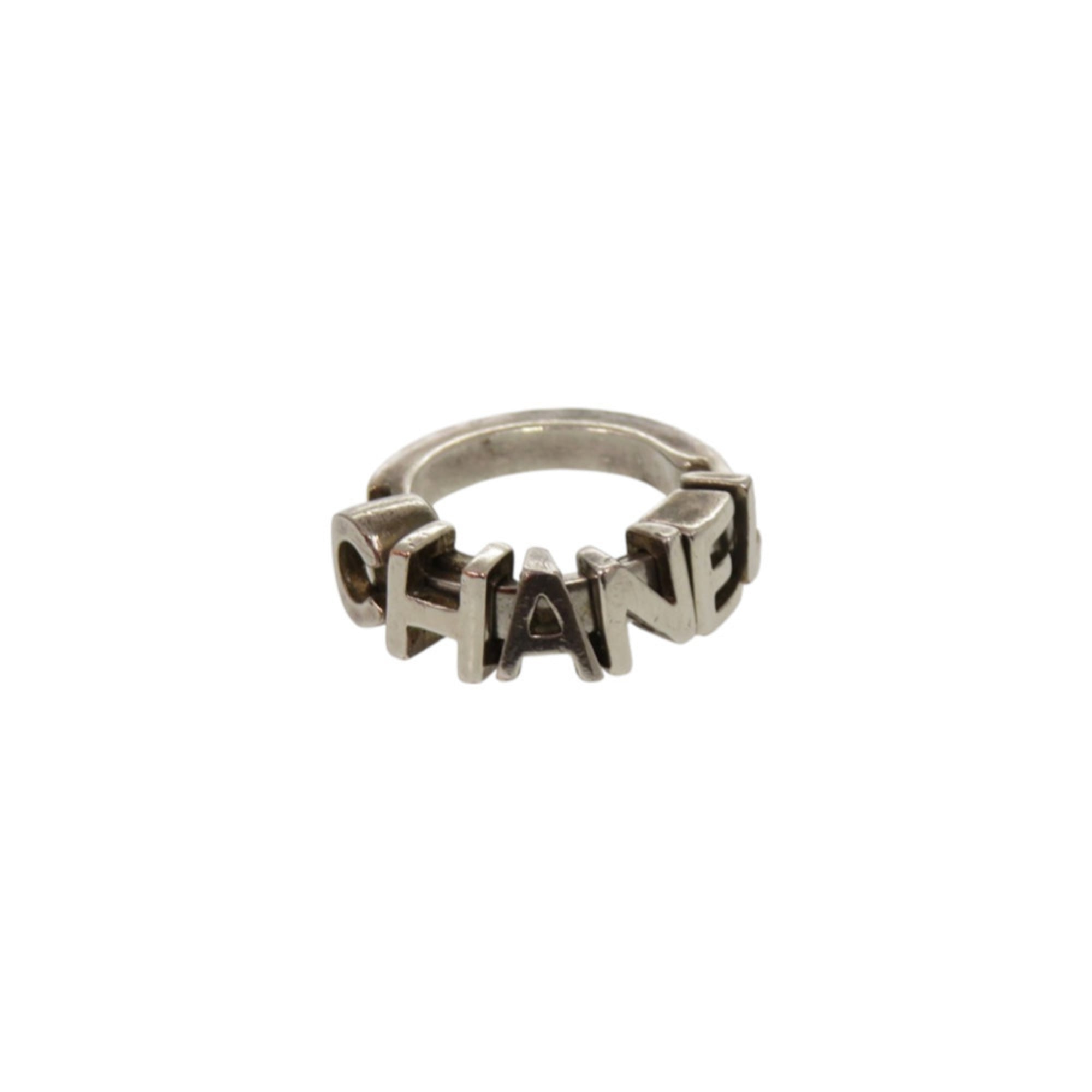 Chanel Silver Band Ring (Pre-Owned)